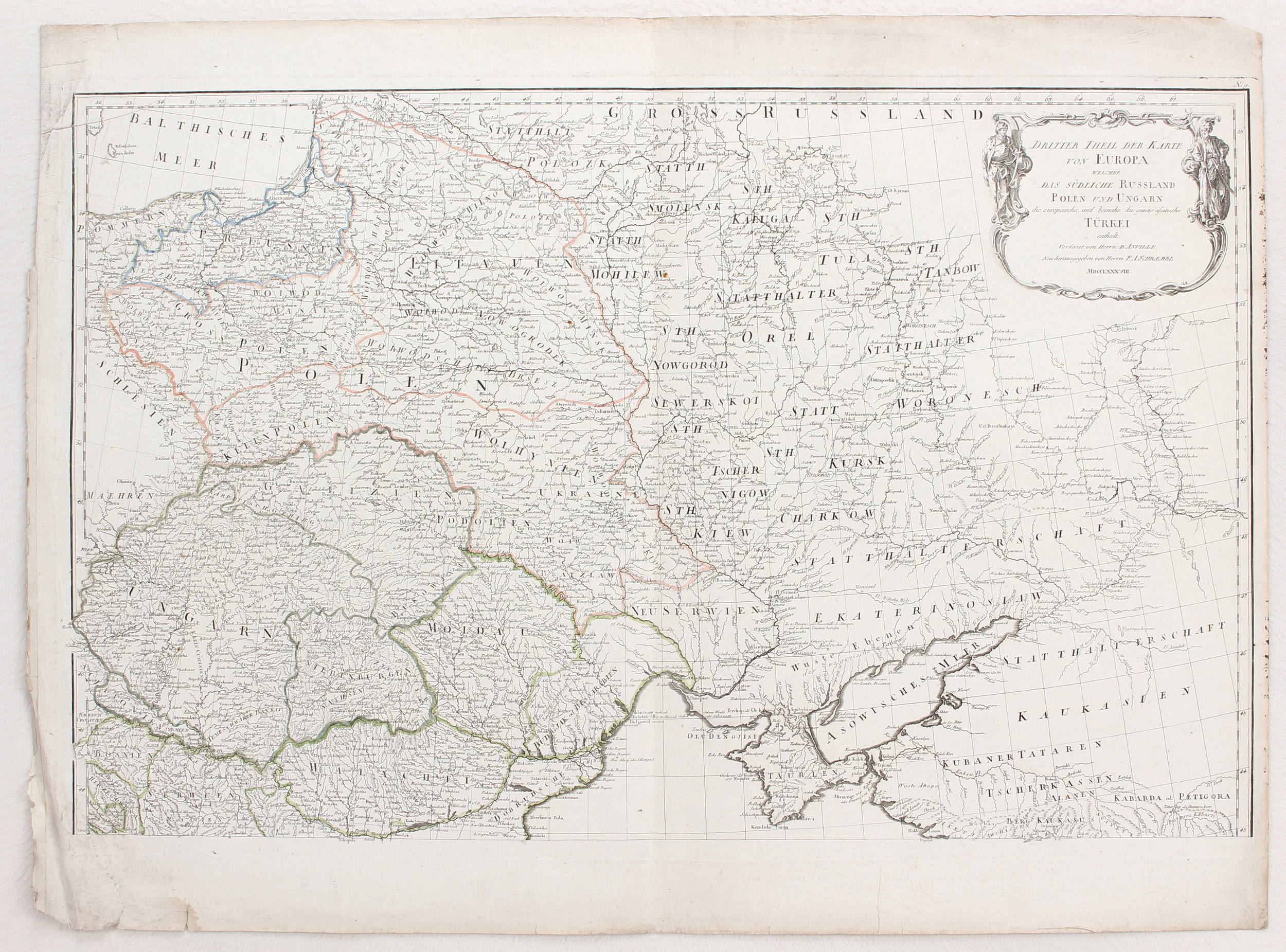 Welt-Konvolut. Ca. 40 Bll. Schraembl u.a.