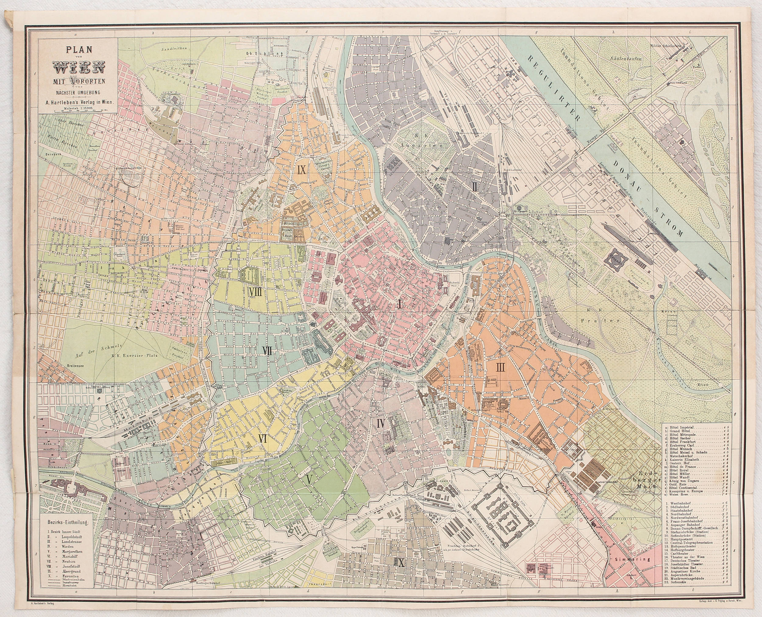 Wien. 4 Bll. Jaillot, Homann E. u.a.