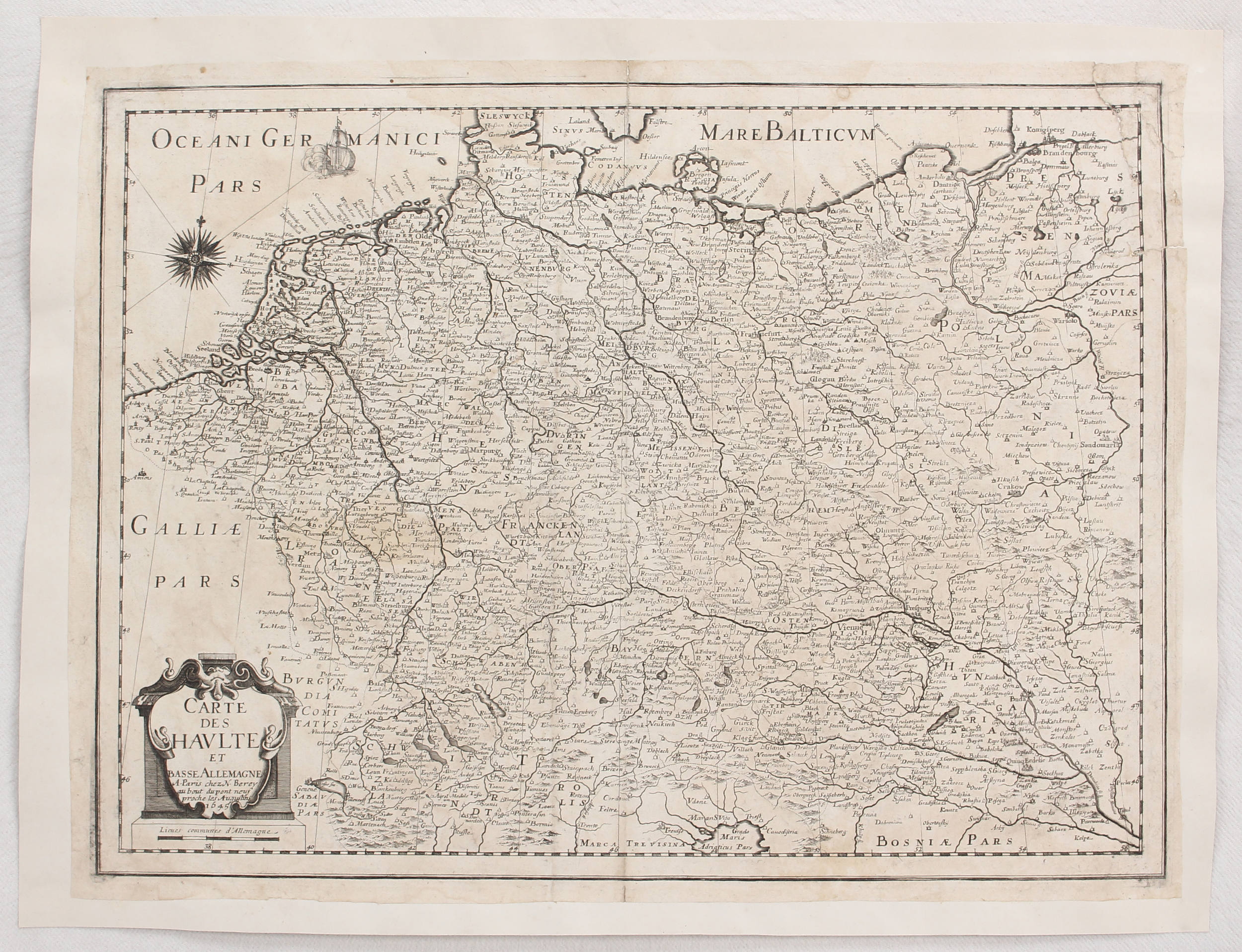 Deutschland. Ca. 45 Bll. Berey, Blaeu u.a.
