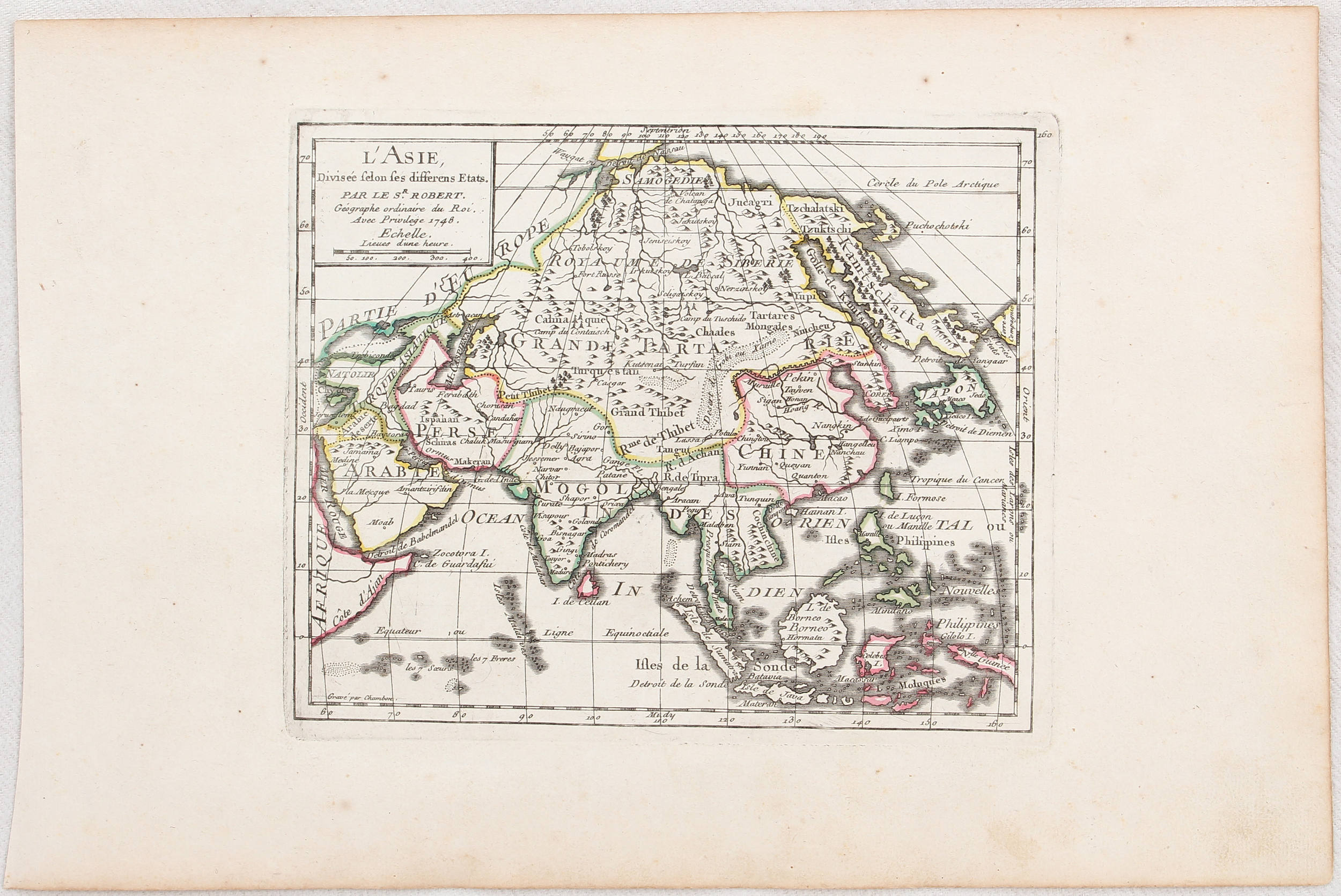 Konvolut. 53 Bll. Robert de Vaugondy