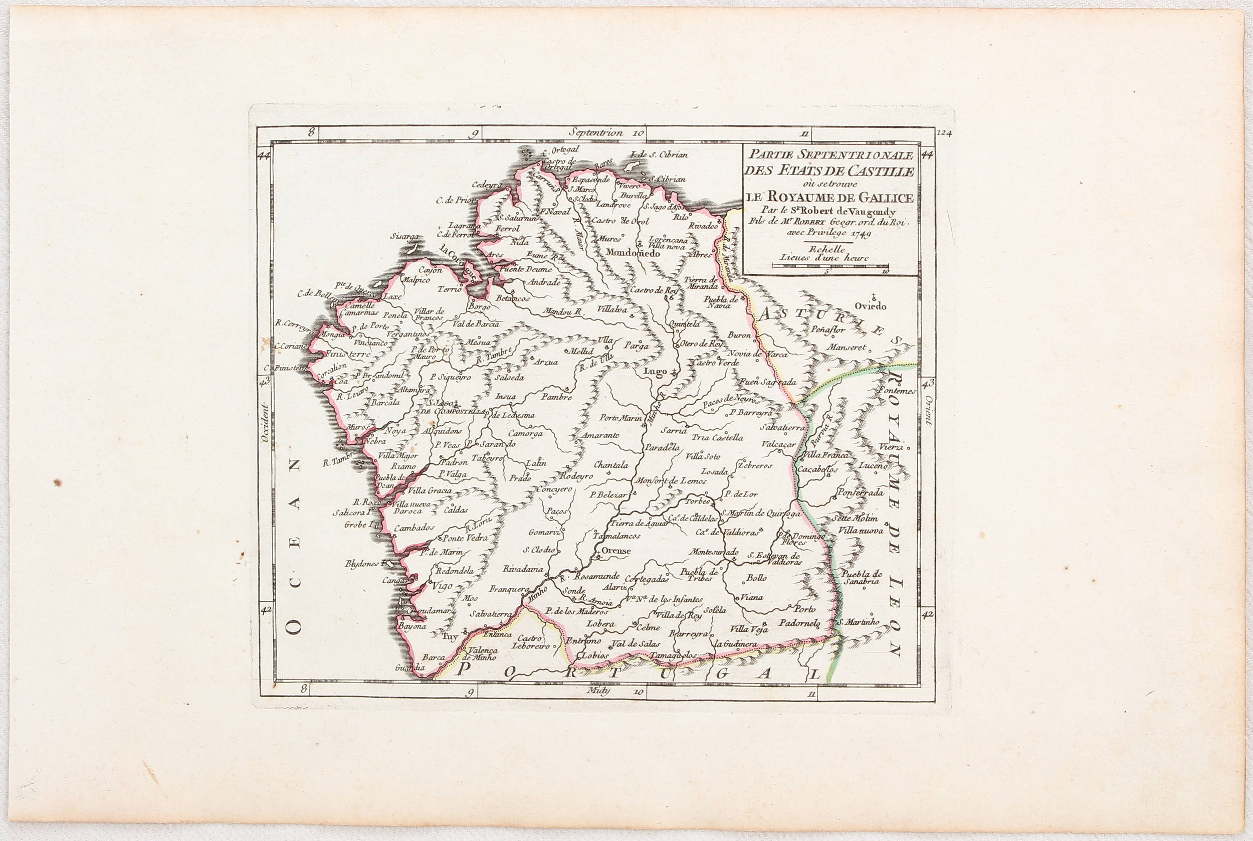 Konvolut. 53 Bll. Robert de Vaugondy