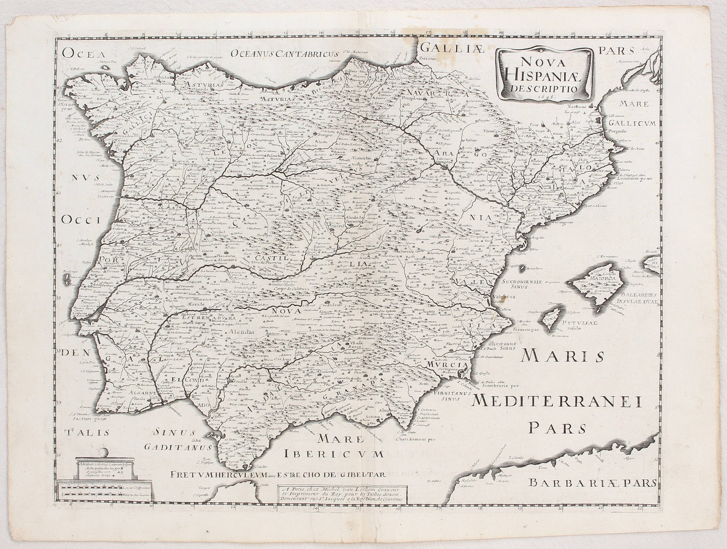 Spanien. Lochom / 4 Bll.