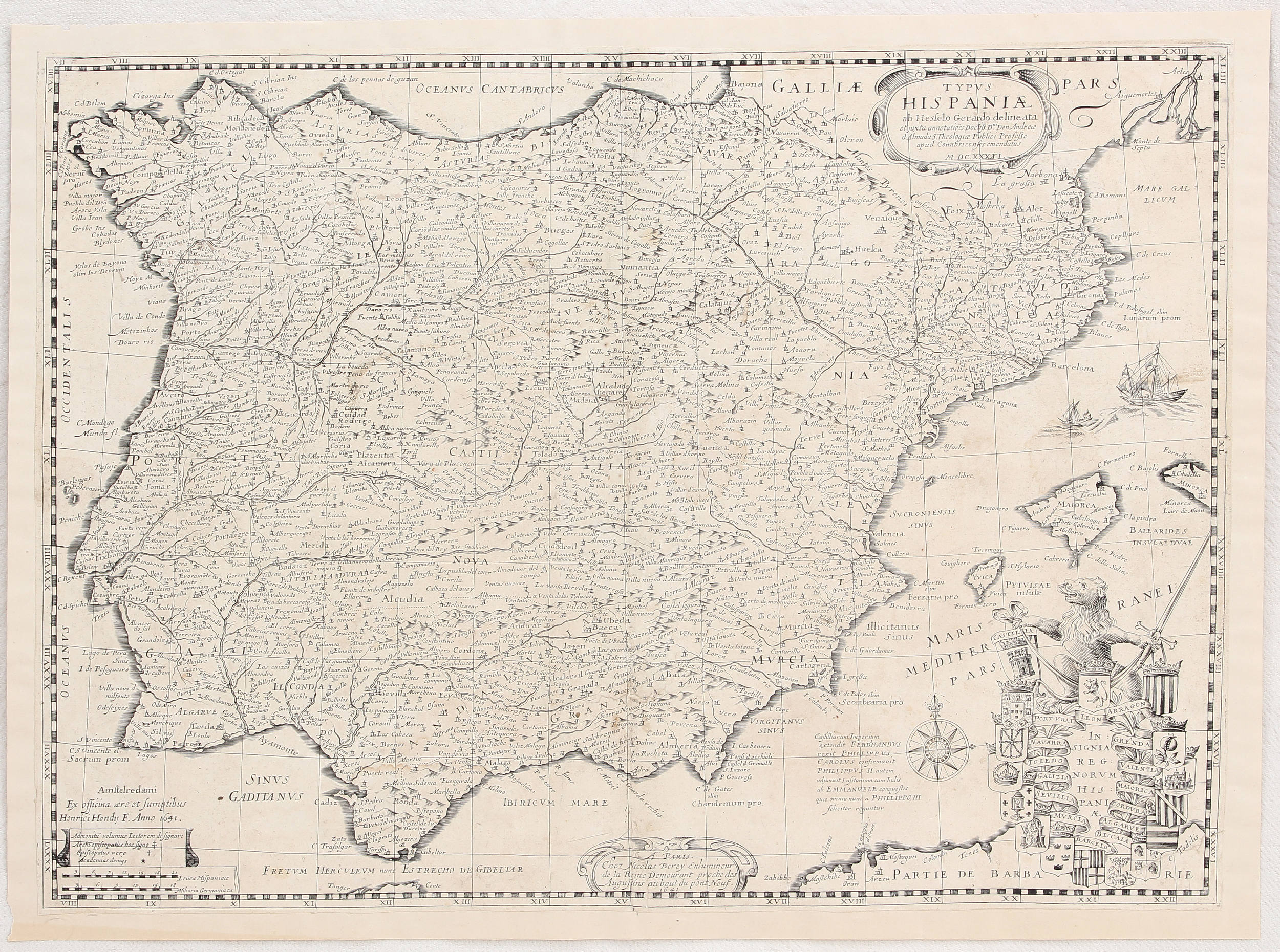 Spanien. Lochom / 4 Bll.