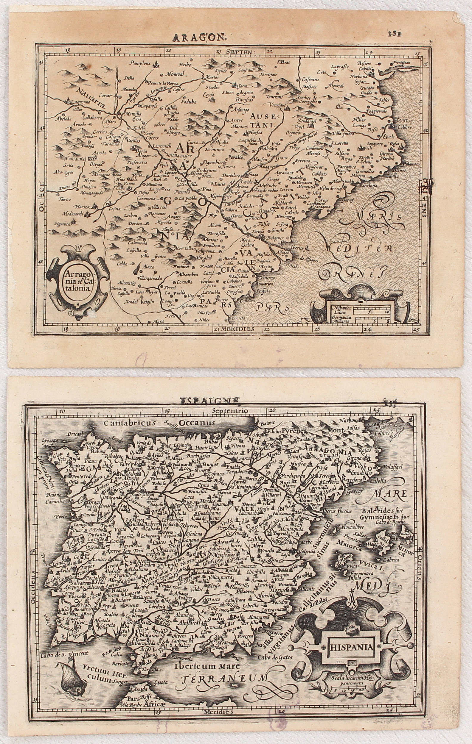 Spanien. 20 Bll. Mercator-A. minor, Dépôt u. a.