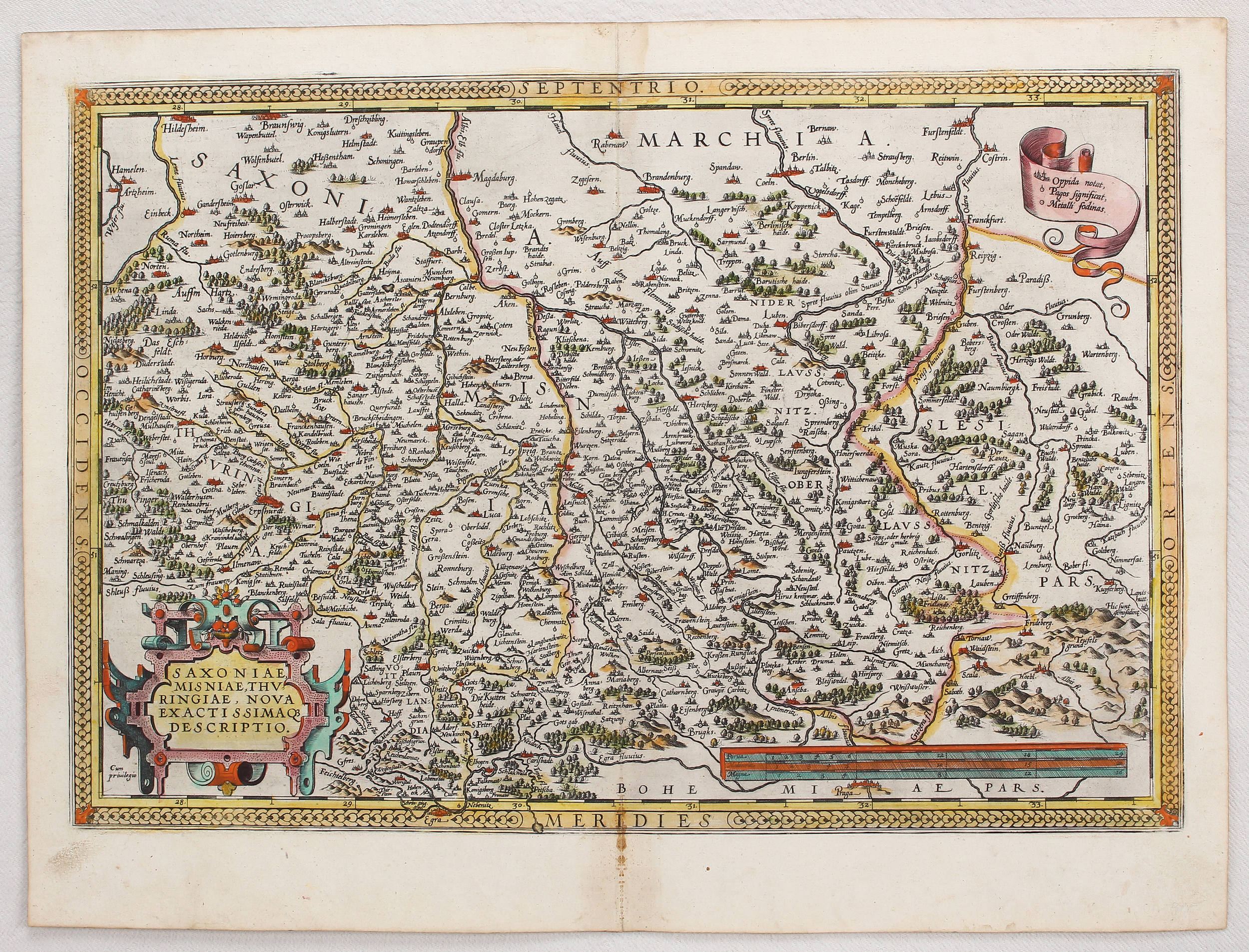 Sachsen. 27 Bll. Ortelius, Blaeu u.a.