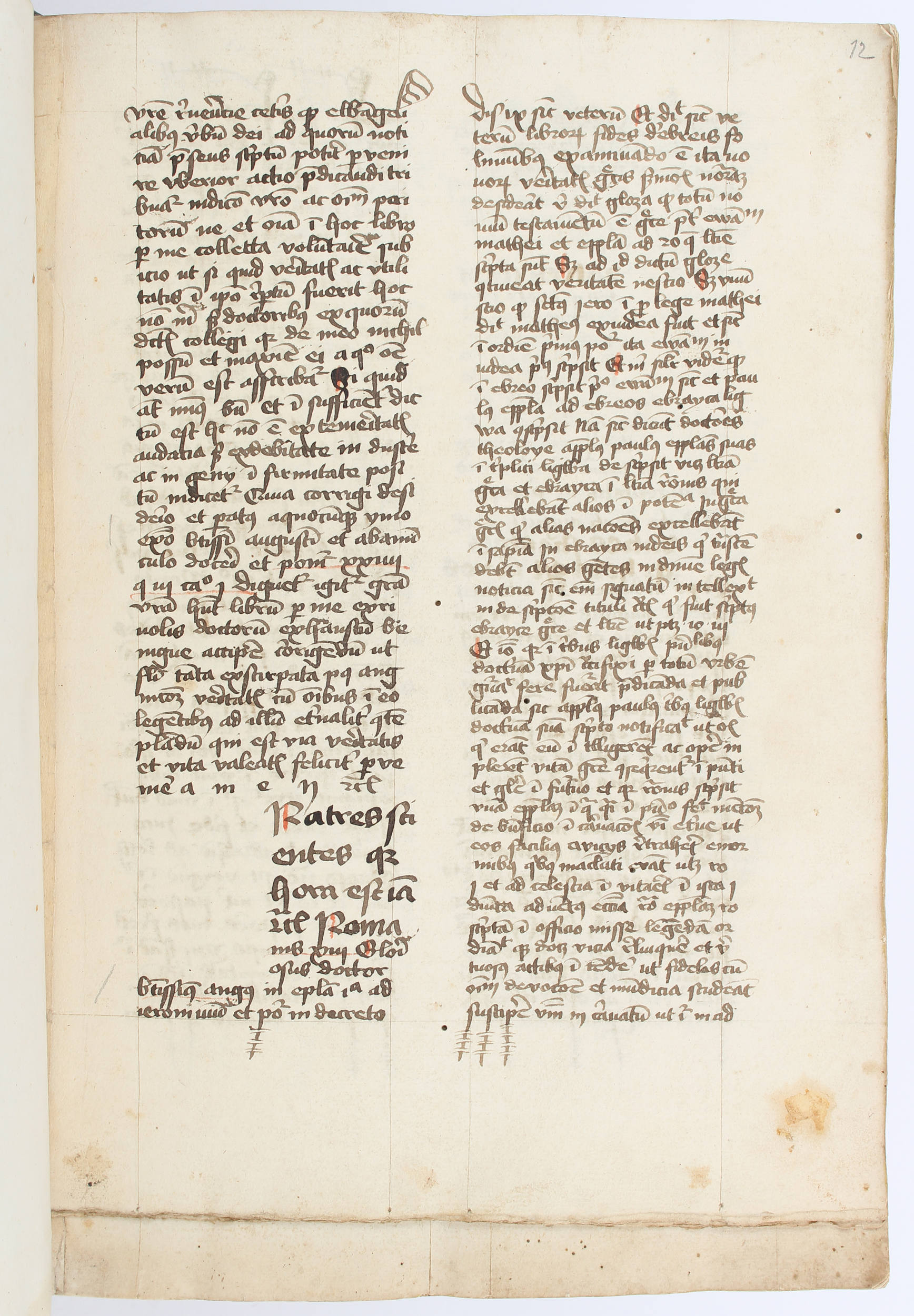 Heritius u.a., Theologische Schriften. Sammelhandschrift