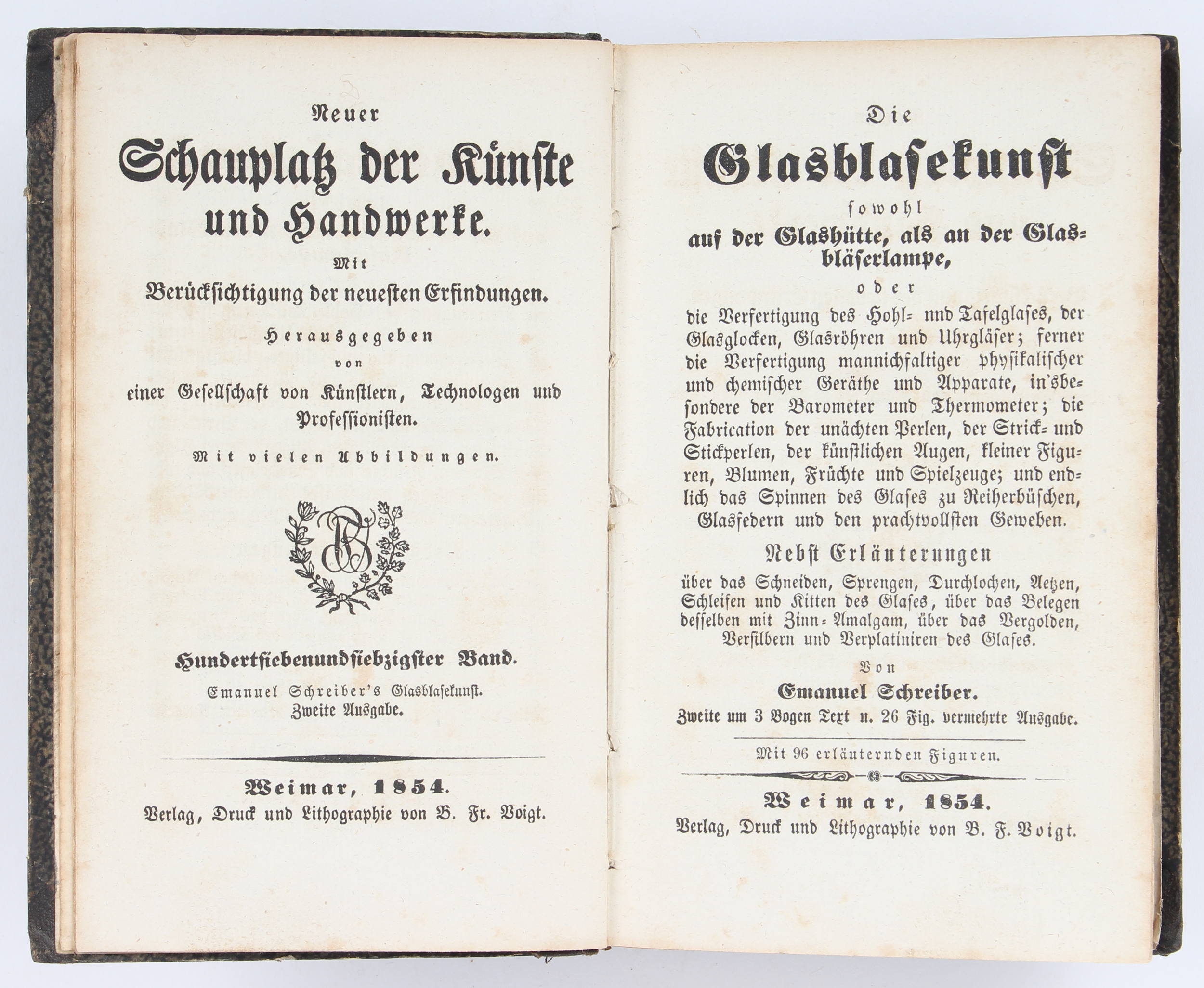 Schreiber, Glasblasekunst / 2 Bde.