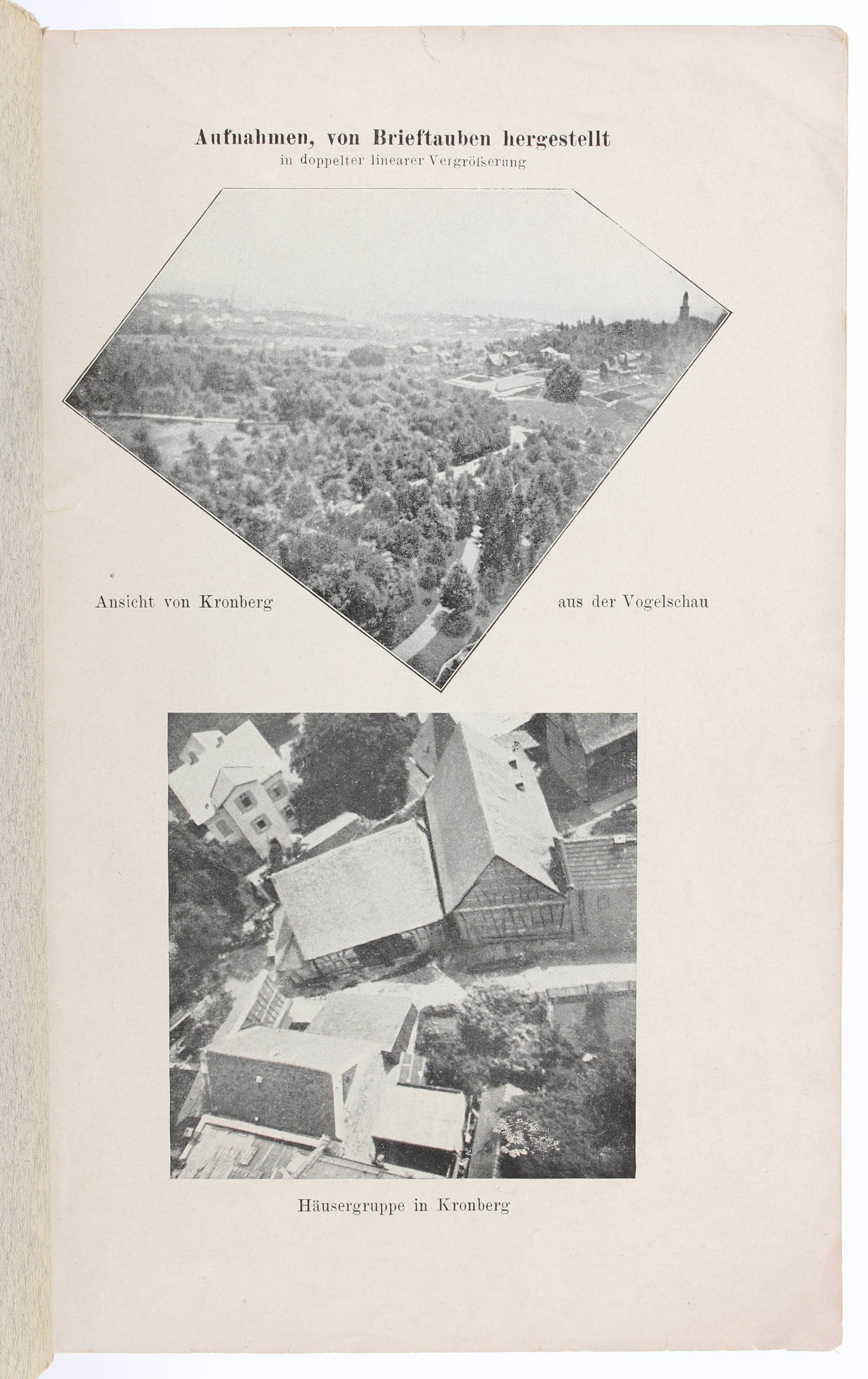 Neubronner, Die Brieftaubenphotographie / 2 Bde.