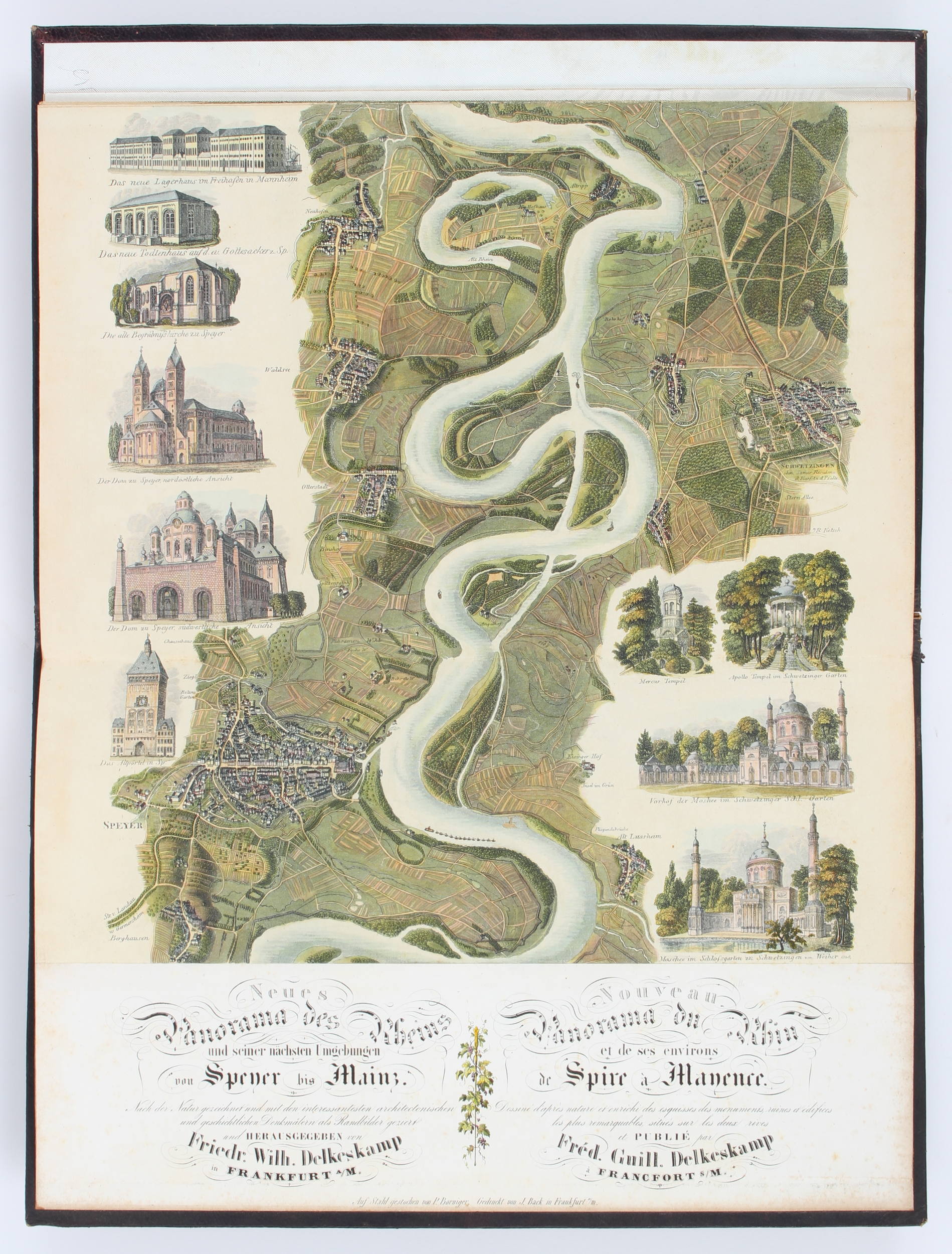 Delkeskamp, Neues Panorama des Rheins von Speyer bis Mainz