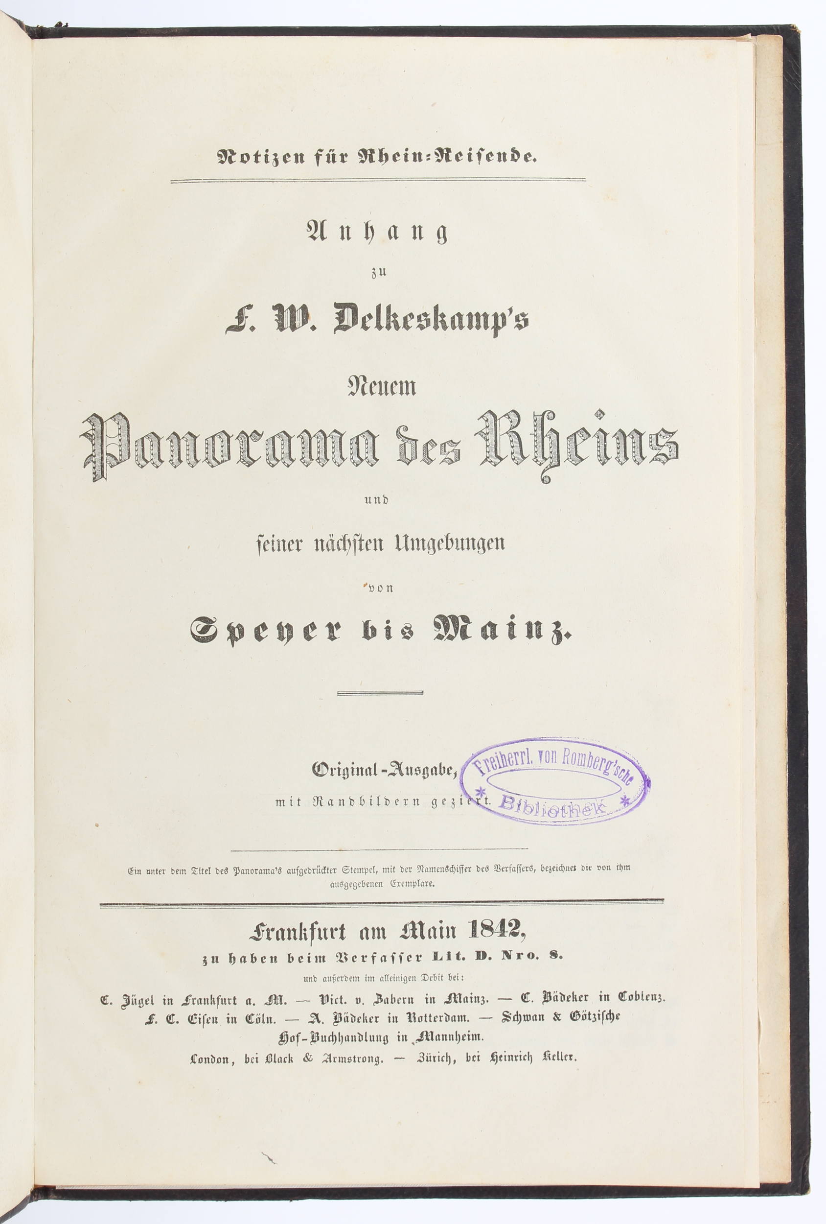 Delkeskamp, Neues Panorama des Rheins von Speyer bis Mainz