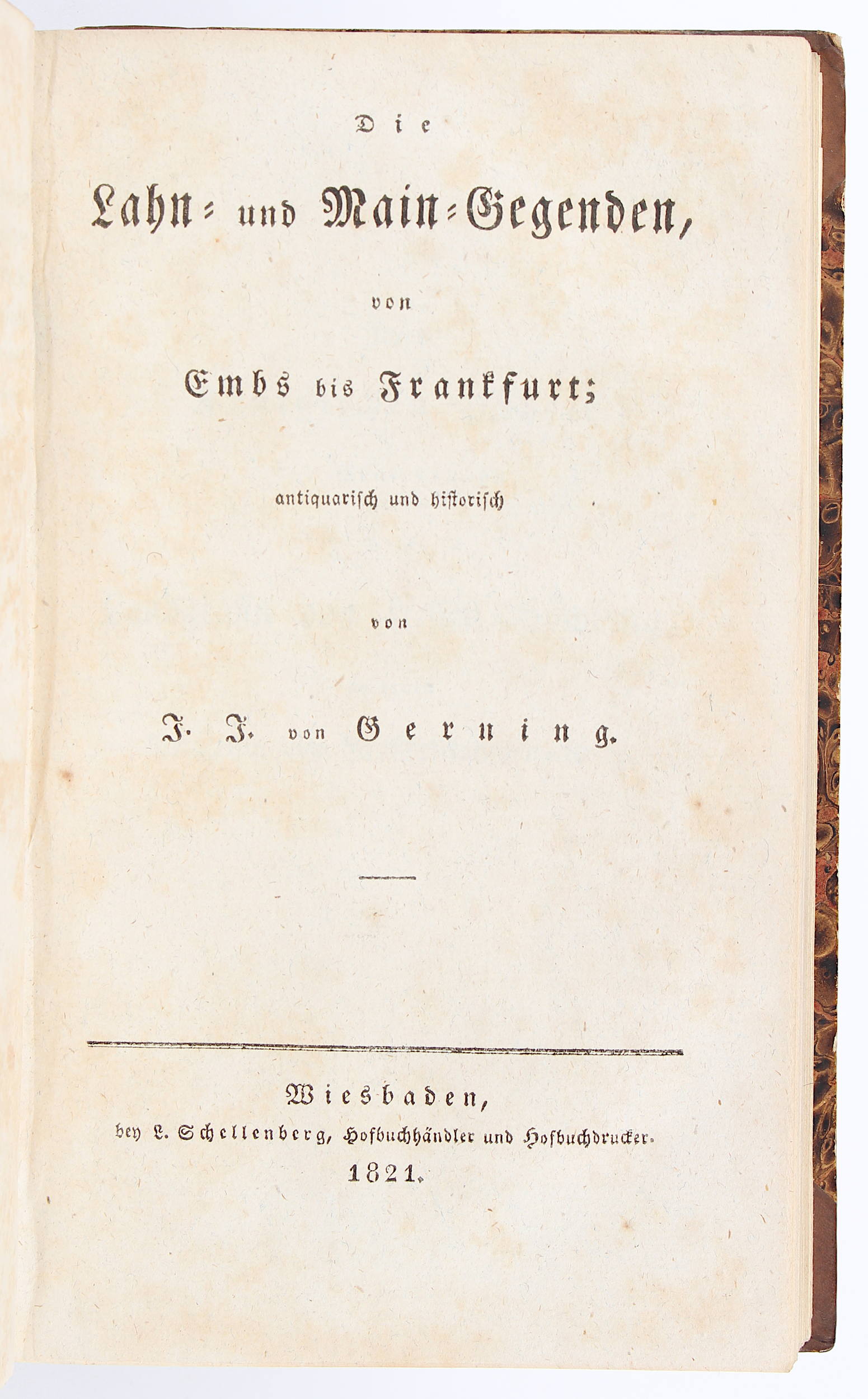 Gerning, Die Lahn- und Main-Gegenden + Vorband