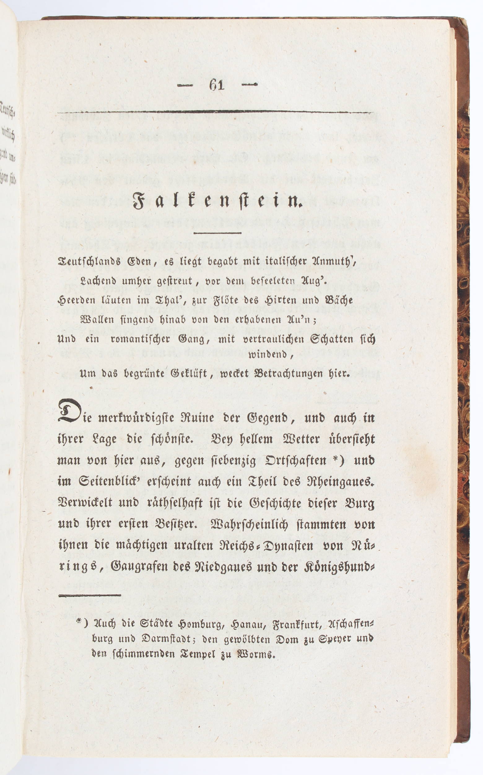 Gerning, Die Lahn- und Main-Gegenden + Vorband