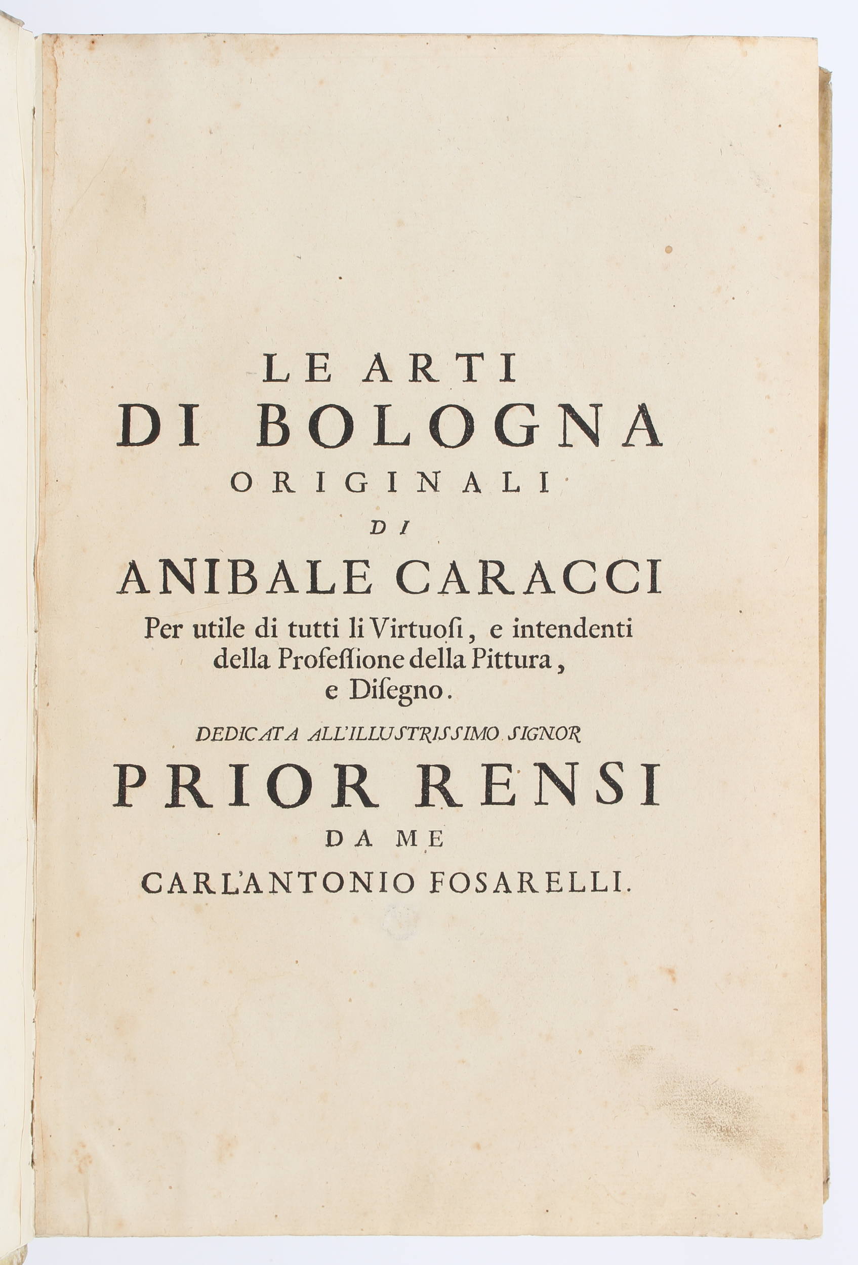 Carracci, Le arti di Bologna