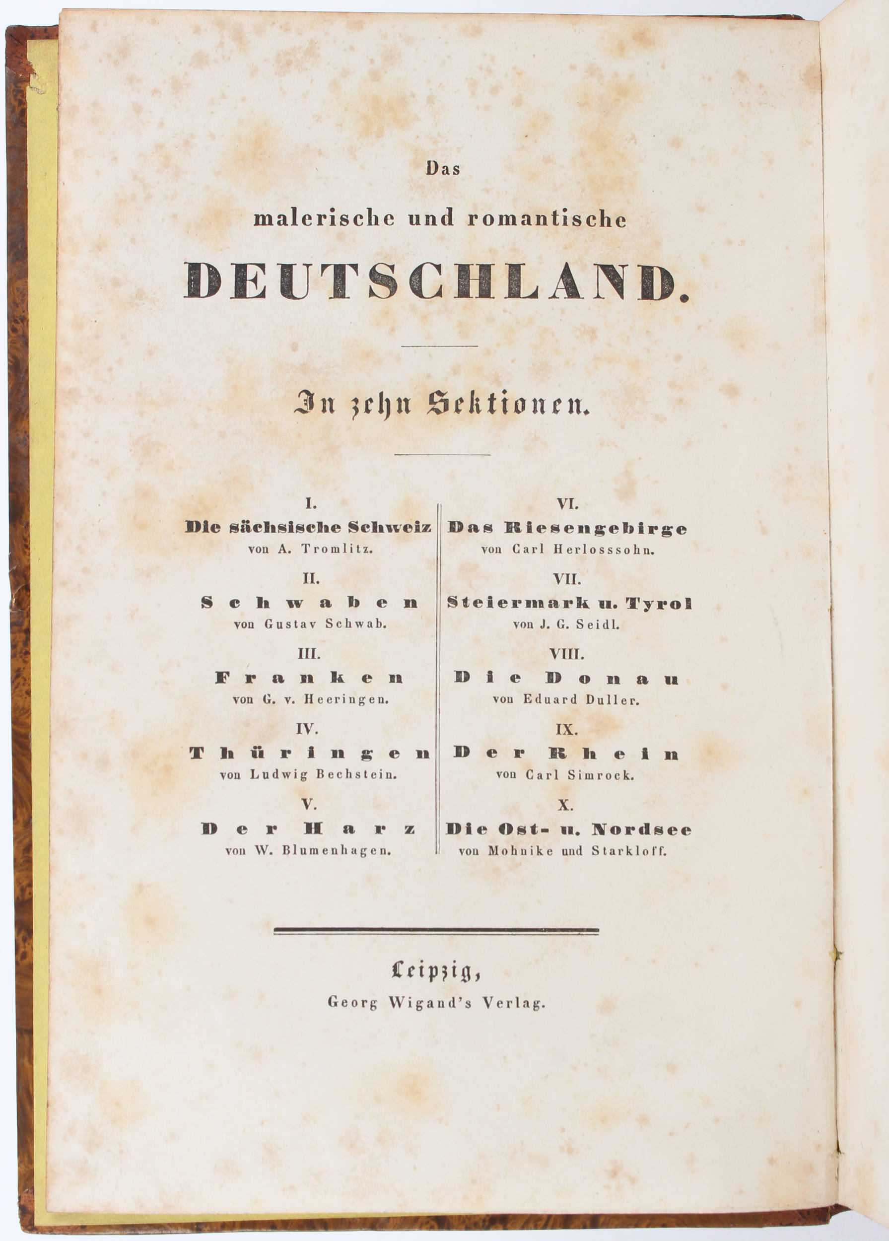 Das malerische und romantische Deutschland / 17 Bde.
