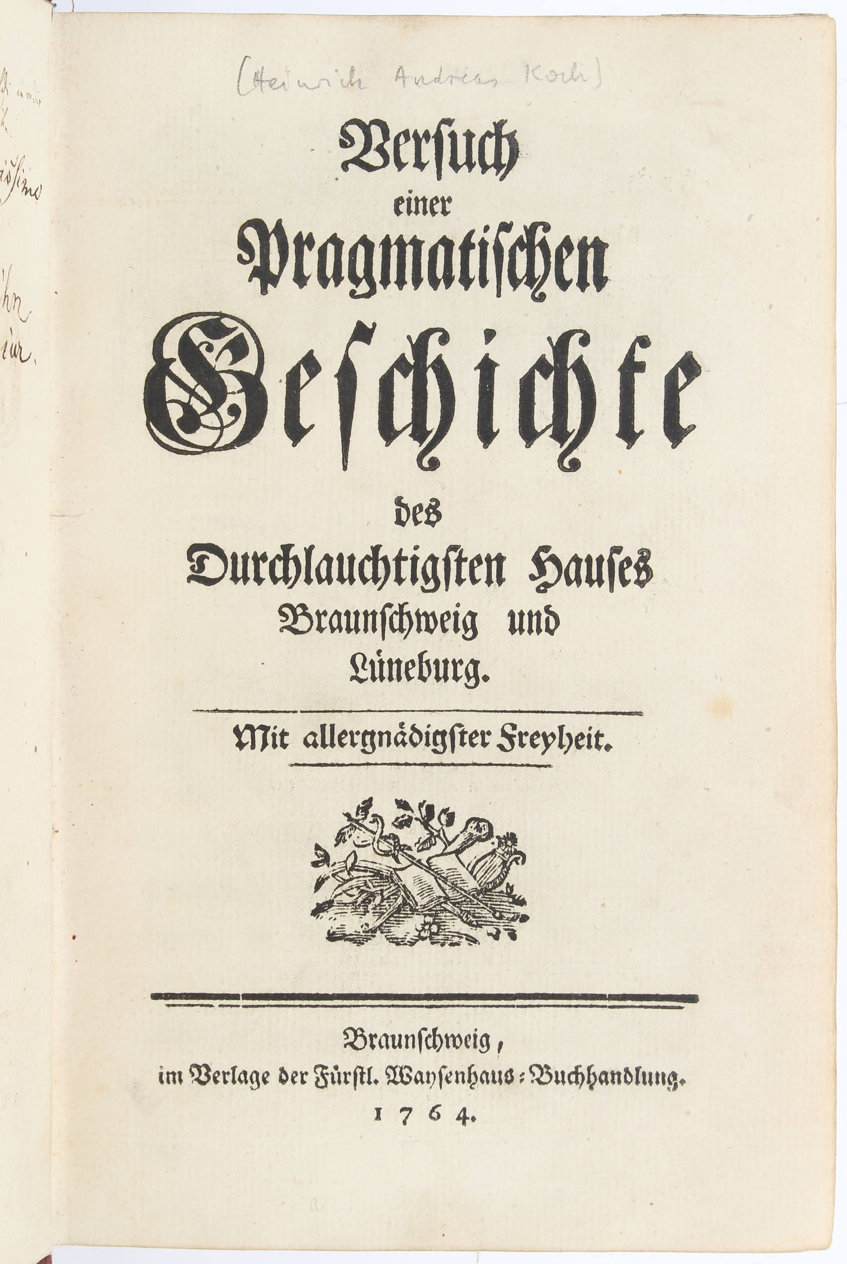 Koch, Versuch Haus Braunschweig