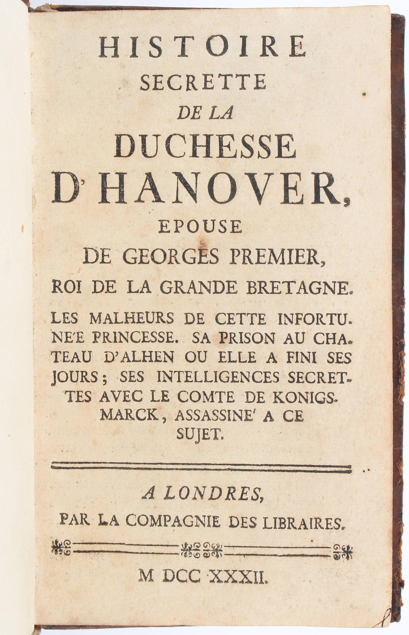 (Pöllnitz), Histoire de la duchesse d´Hanover / 3 Bde.