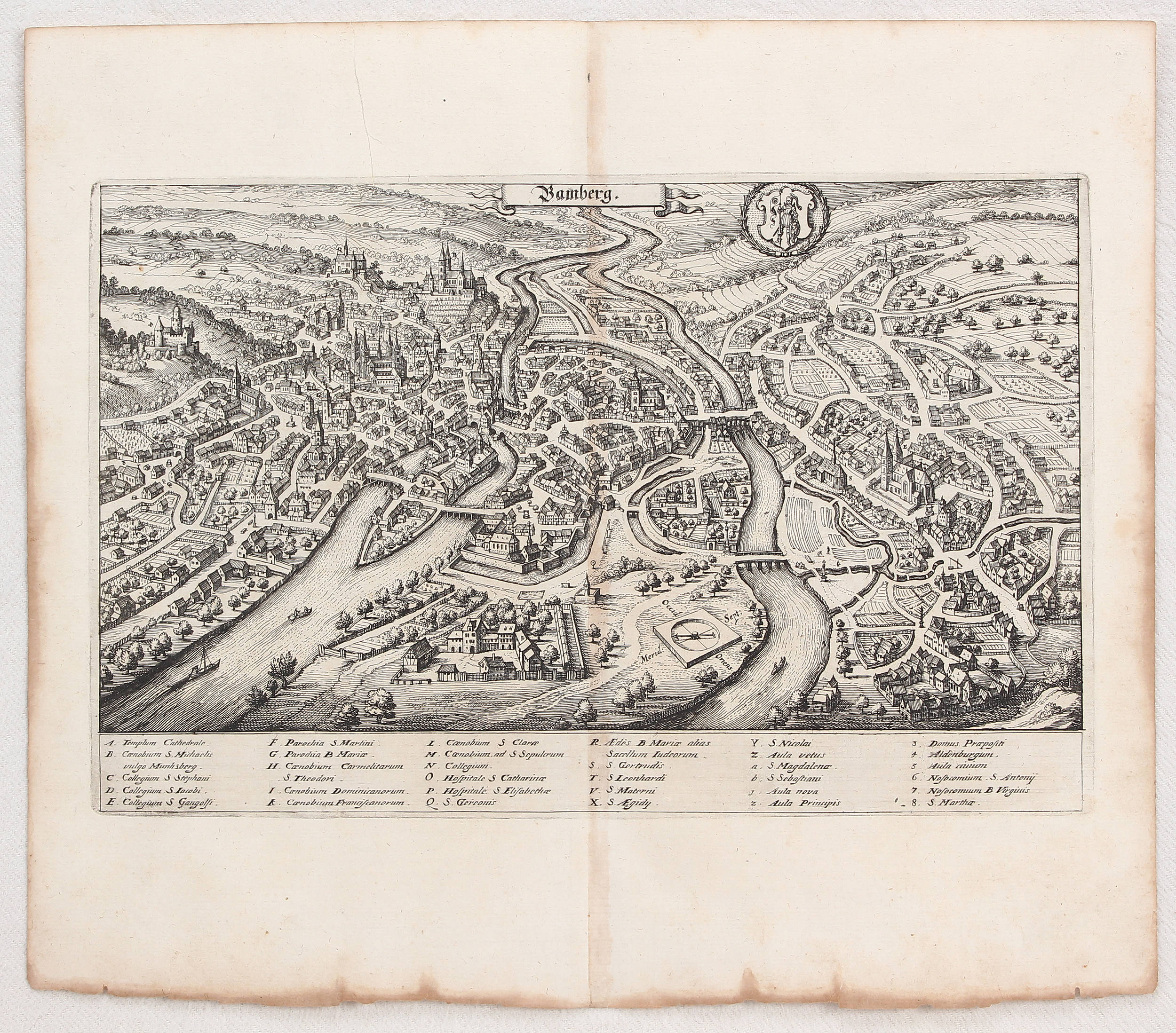 Ansichten Konvolut. 20 Bll. Merian / 24 Bll.