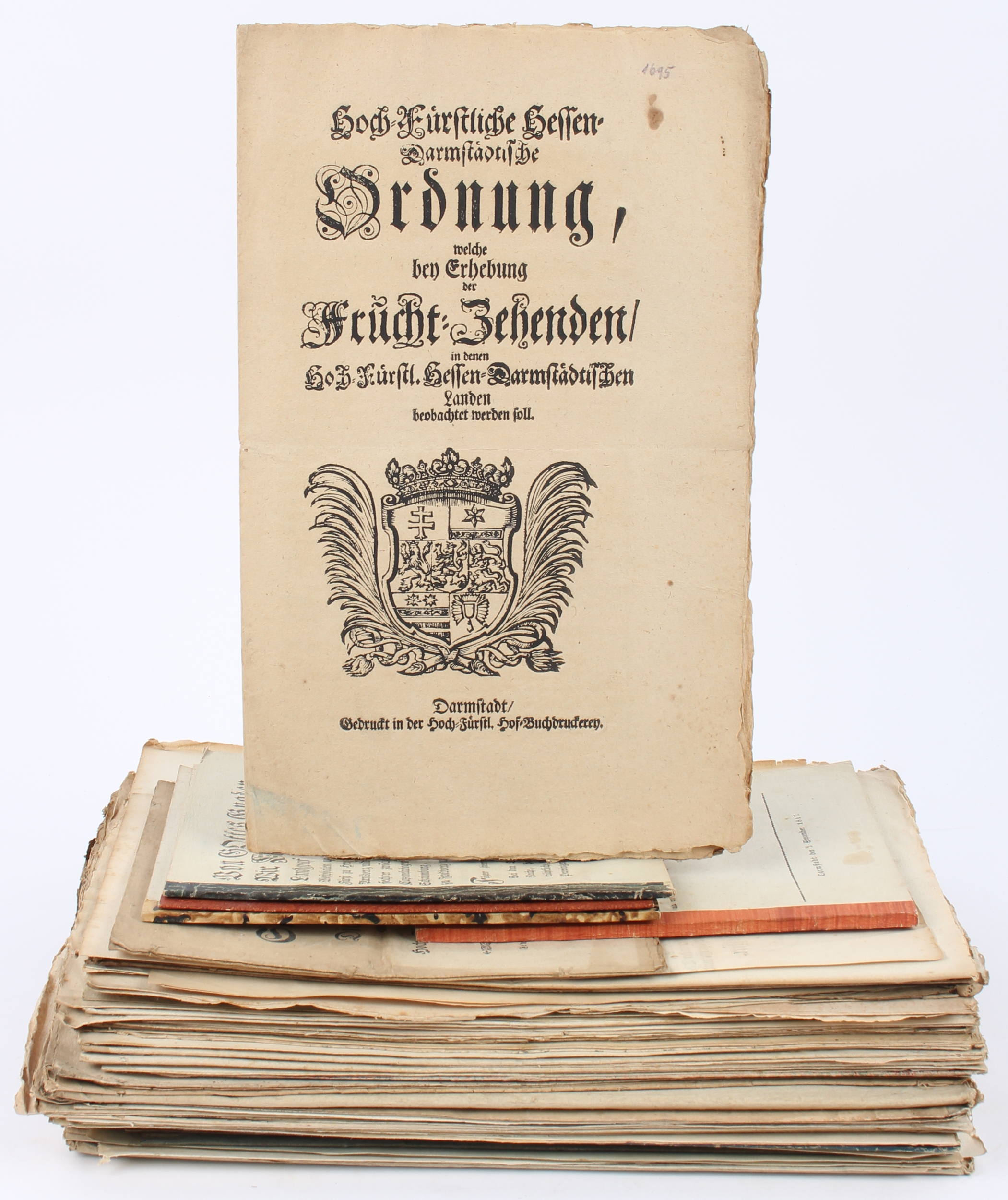 Hessen-Darmstadt, Verordnungen 1629-1838. 90 Teile