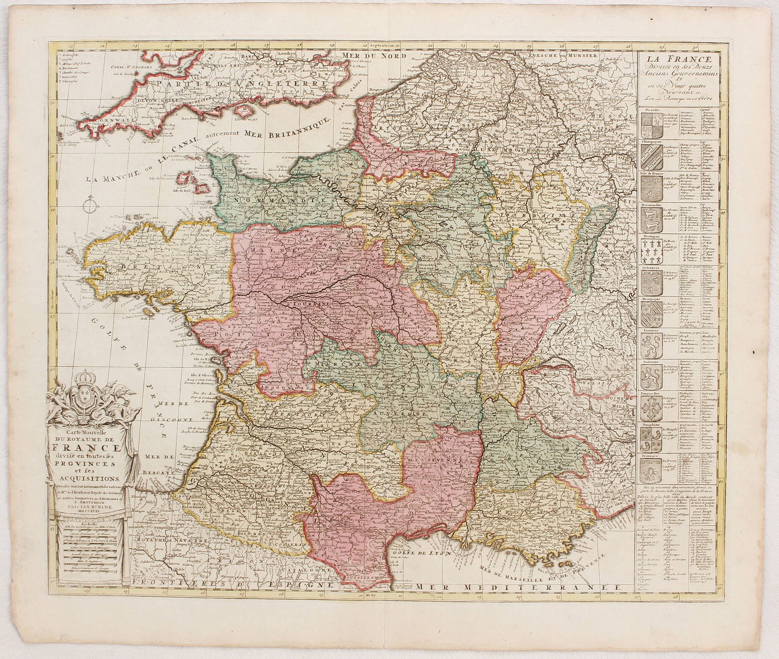 Frankreich. Elwe / 7 Bll.