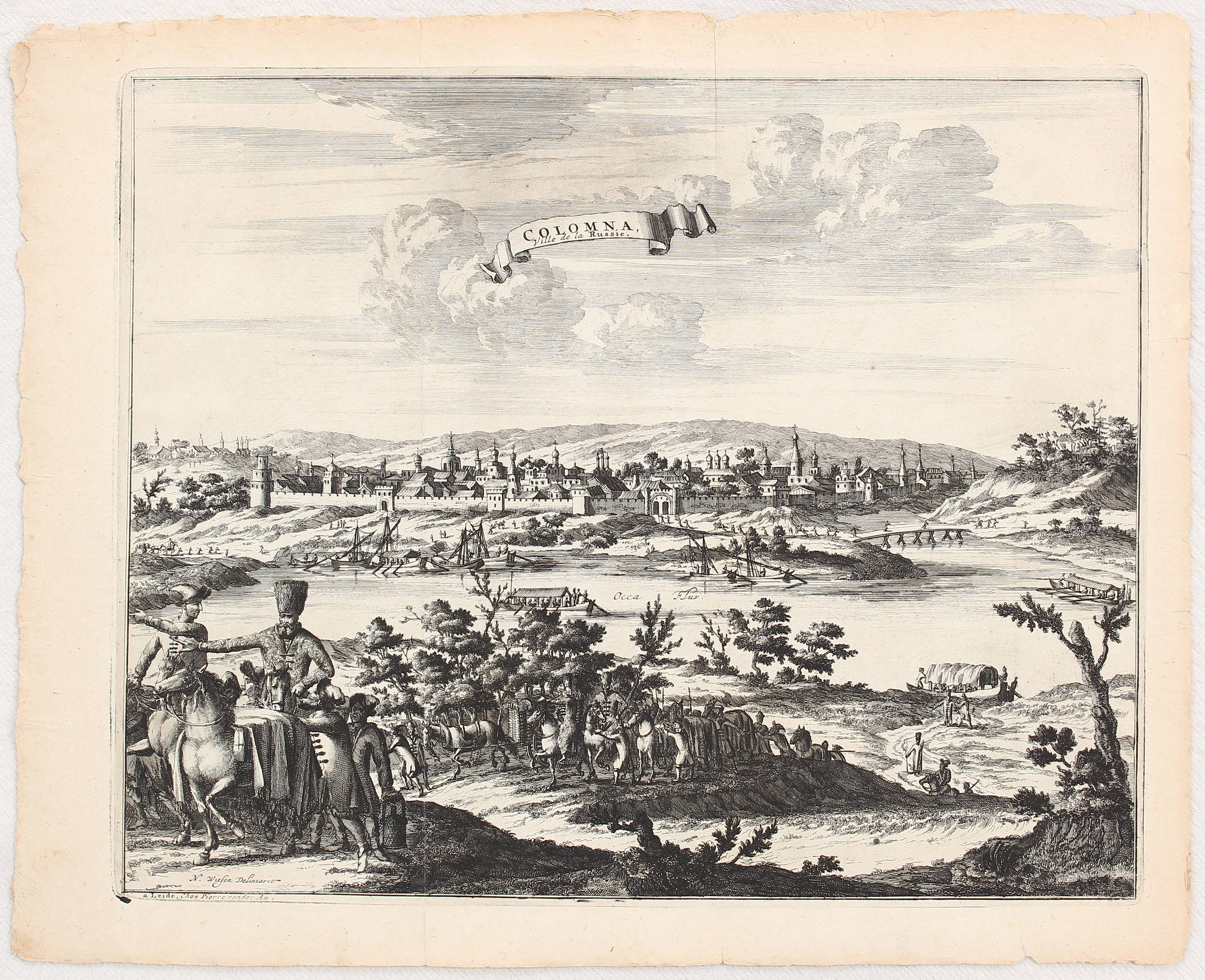 Russland-Ansichten. 10 Bll. van der Aa / 14 Bll.