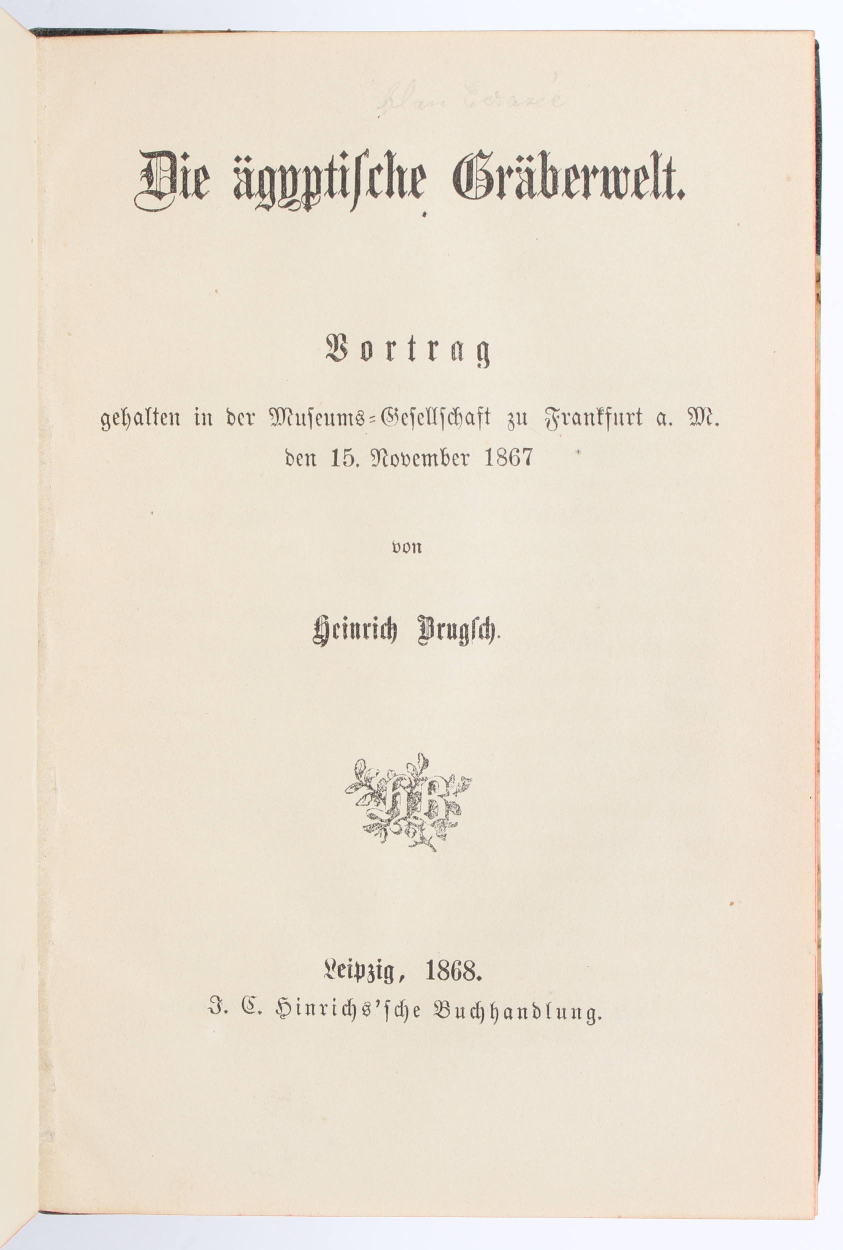 Brugsch, Schriften zur Ägyptologie. 5 Bde.