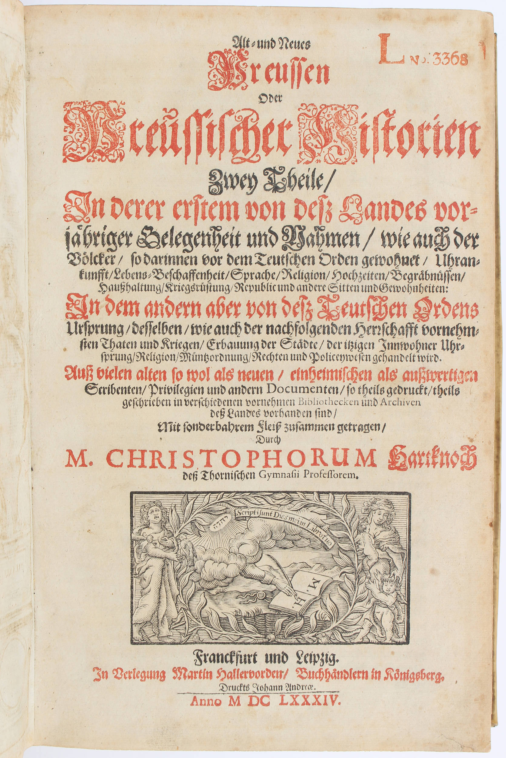 Hartknoch, Alt- und Neues Preussen