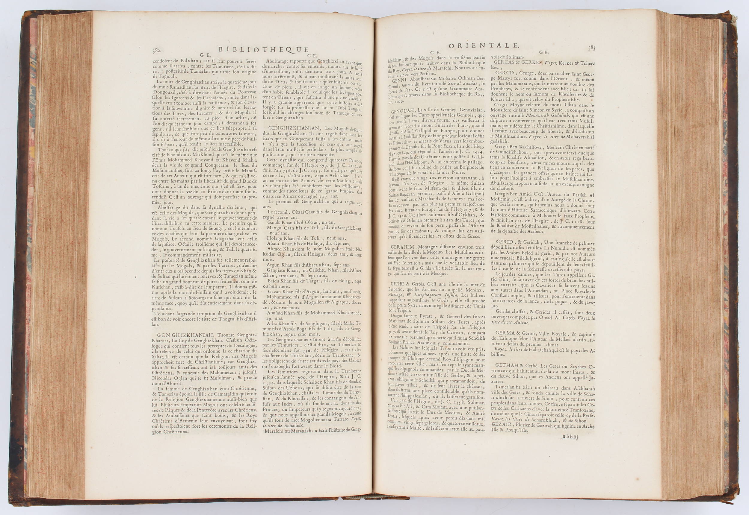 Herbelot, Bibliothèque orientale