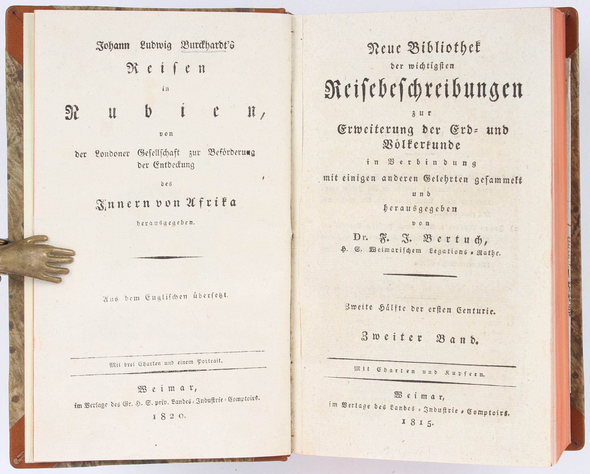 Burckhardt, Reisen in Nubien