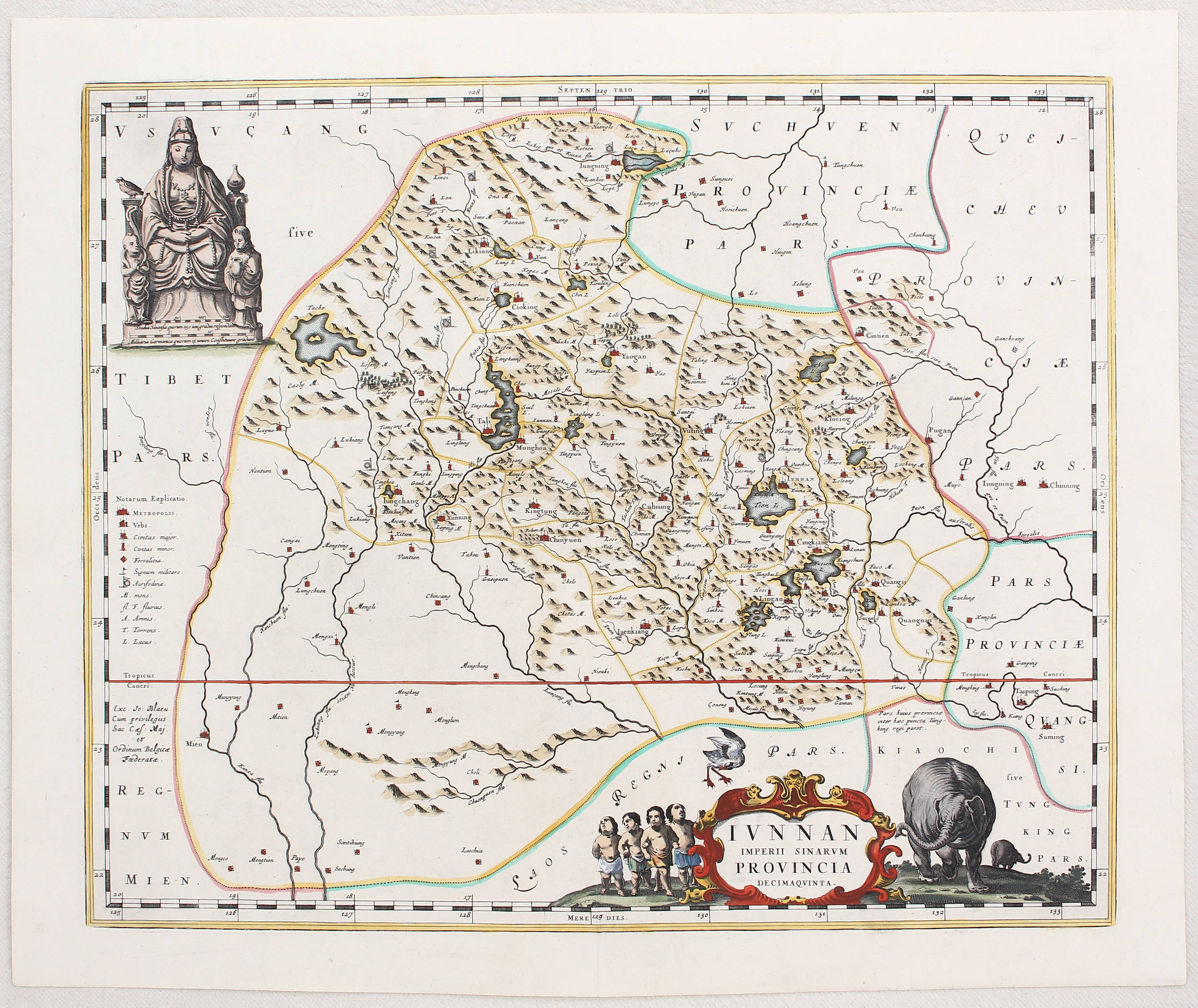 China. 9 Bll. Gebietskarten. J. Blaeu