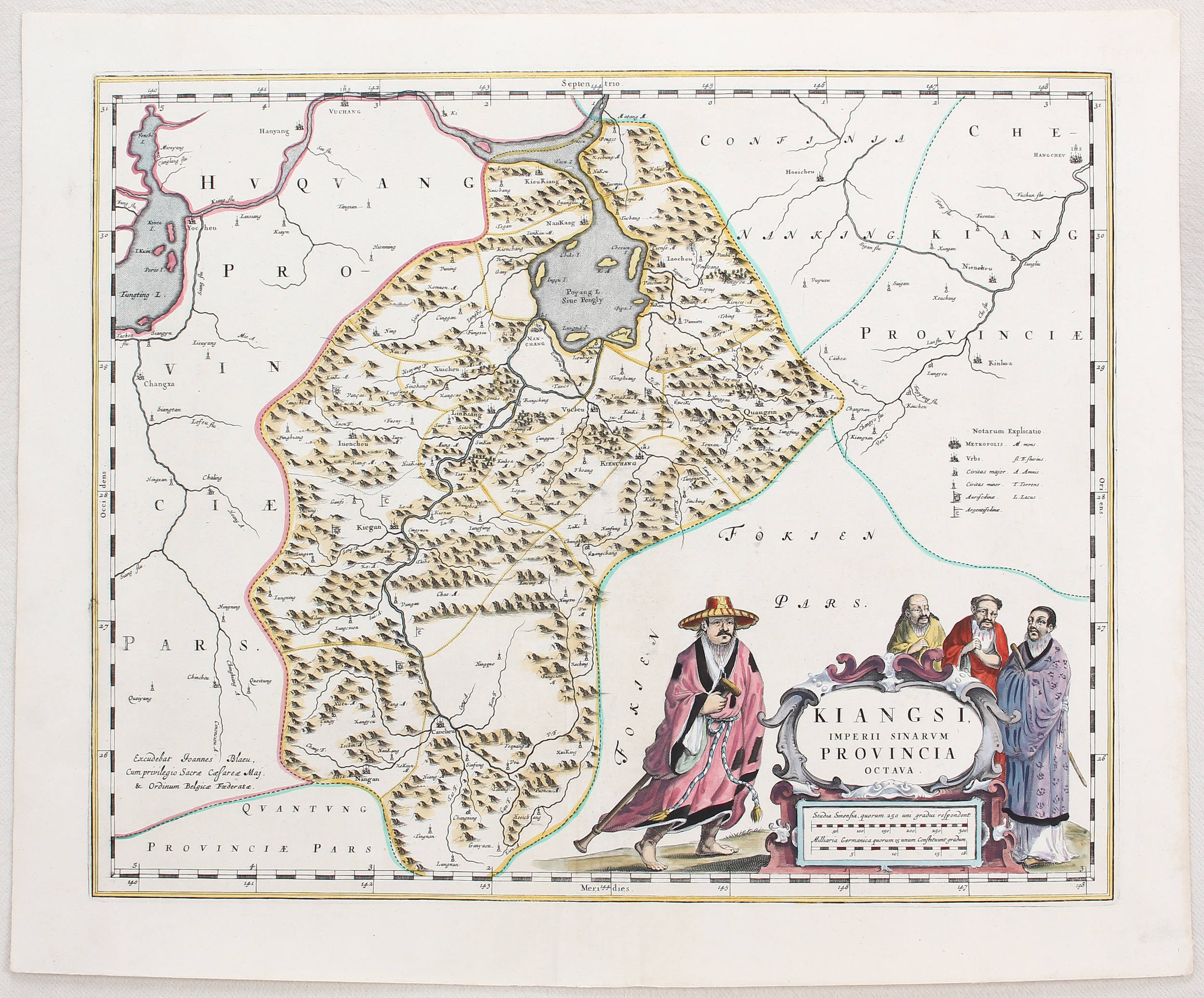 China. 9 Bll. Gebietskarten. J. Blaeu
