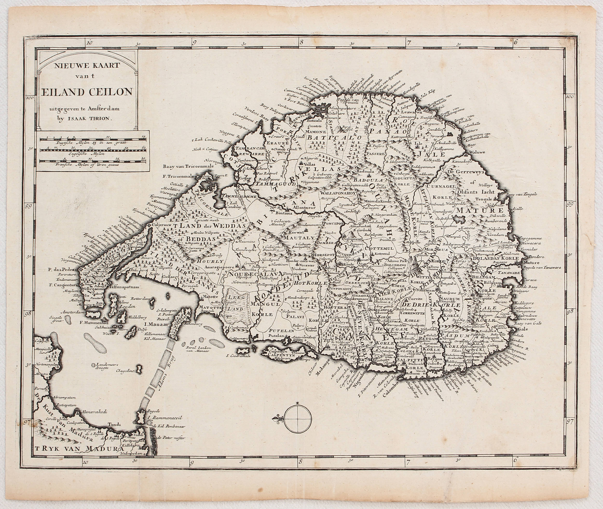 Ceylon. Delisle / 5 Bll.