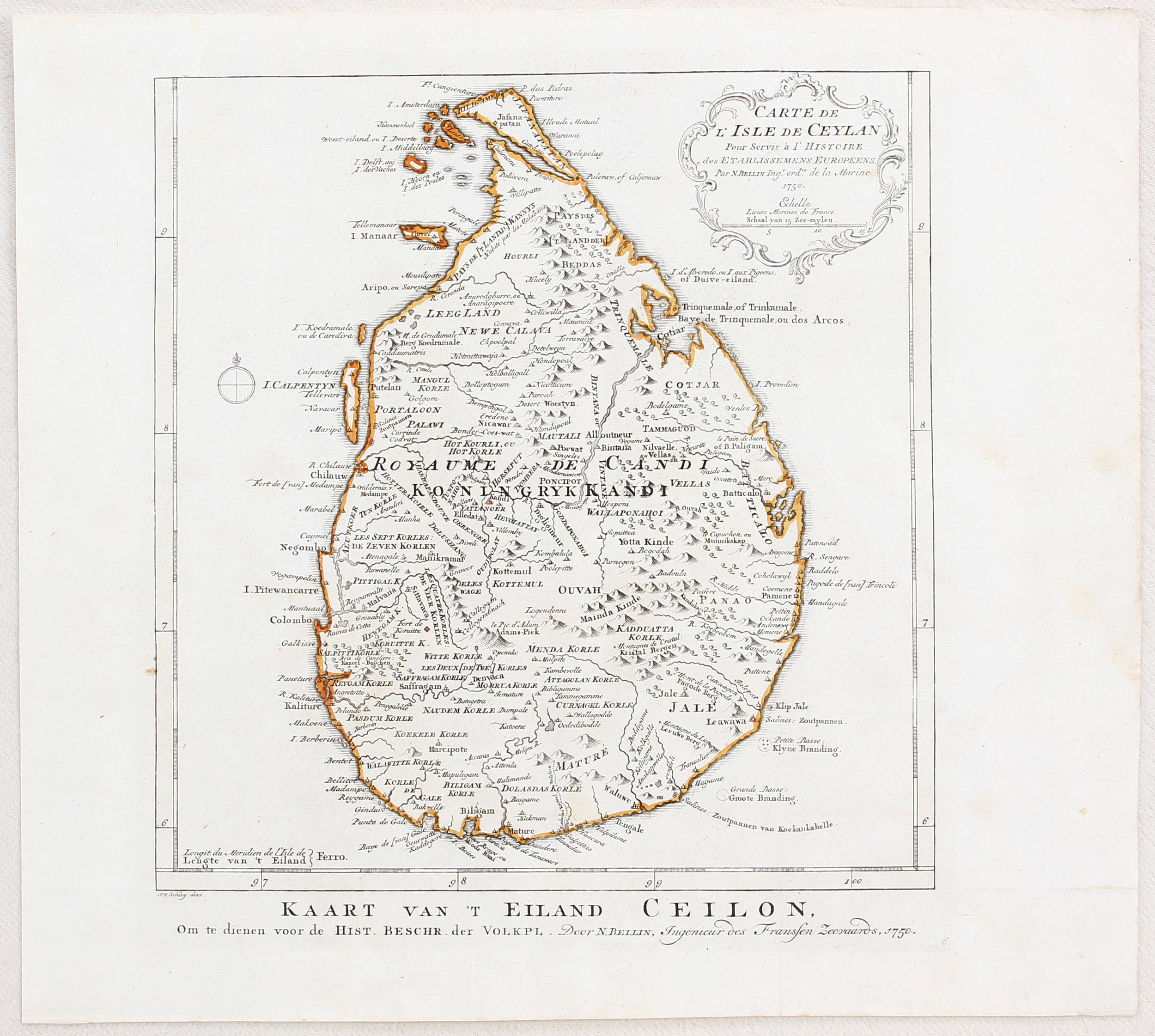 Ceylon. Delisle / 5 Bll.