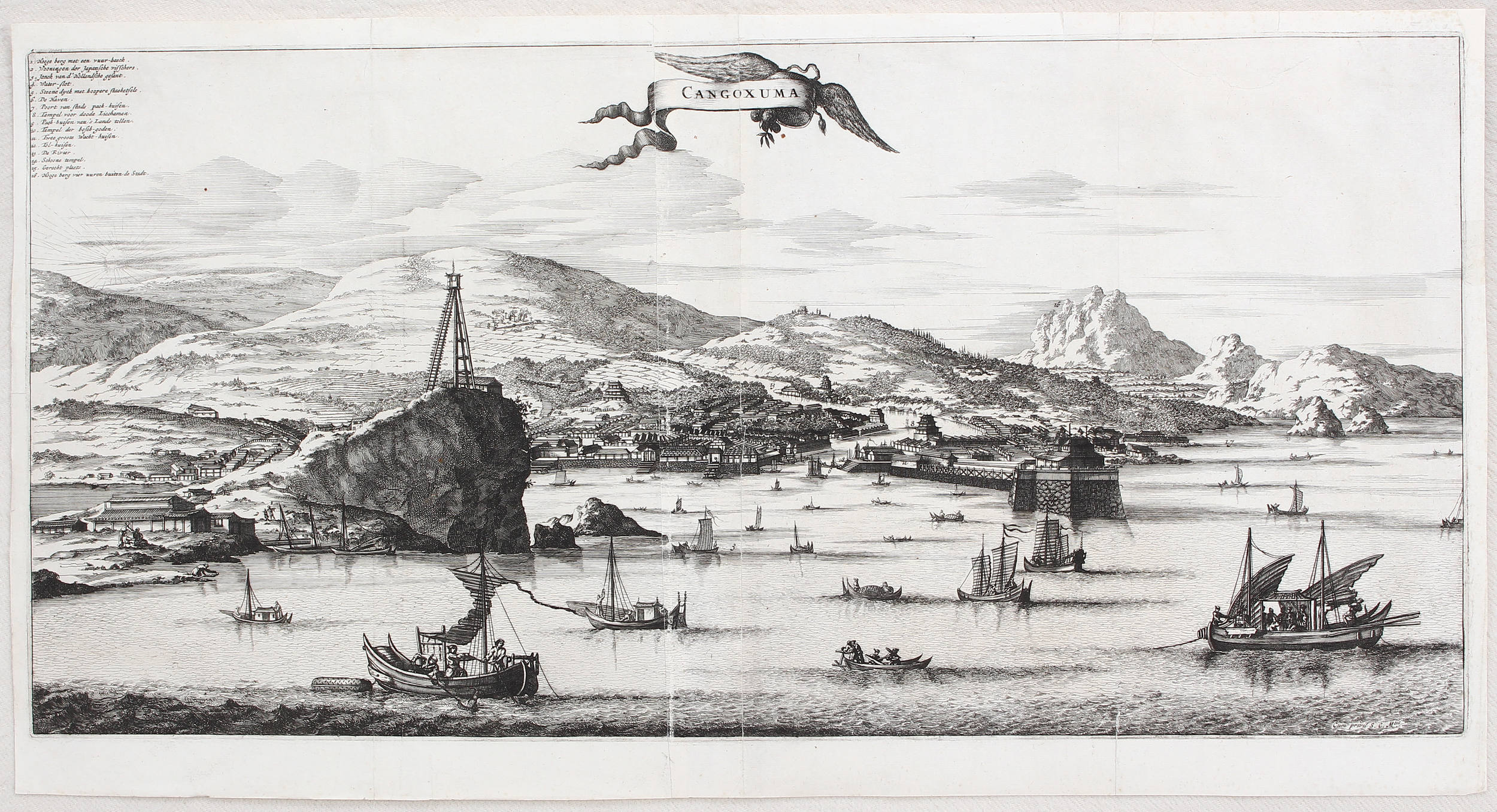 China. Ca.25 Bll. Bonne, Linschoten u.a.