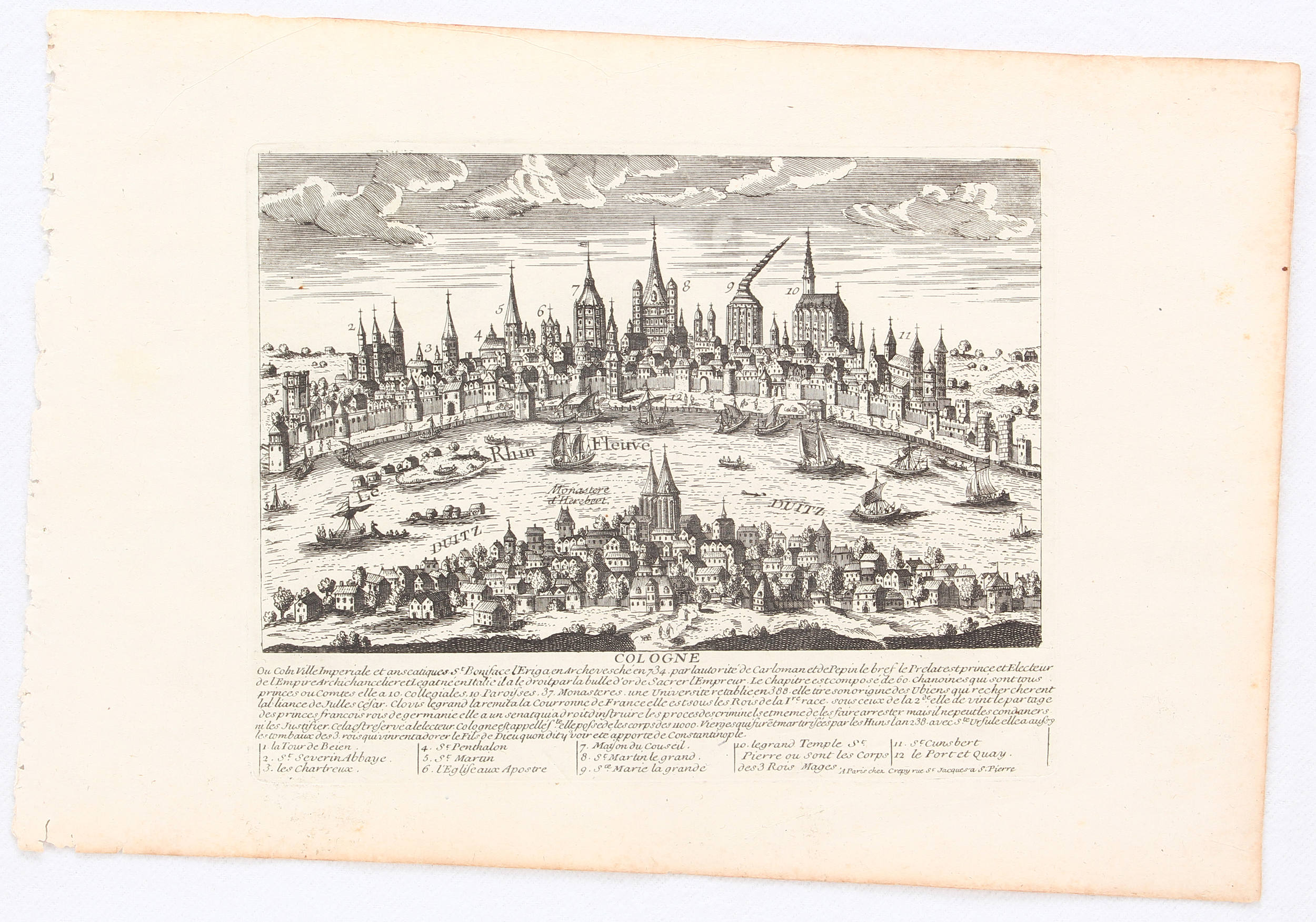 Deutsche Städte. 7 Bll. Aveline-Crepy / 11 Bll.