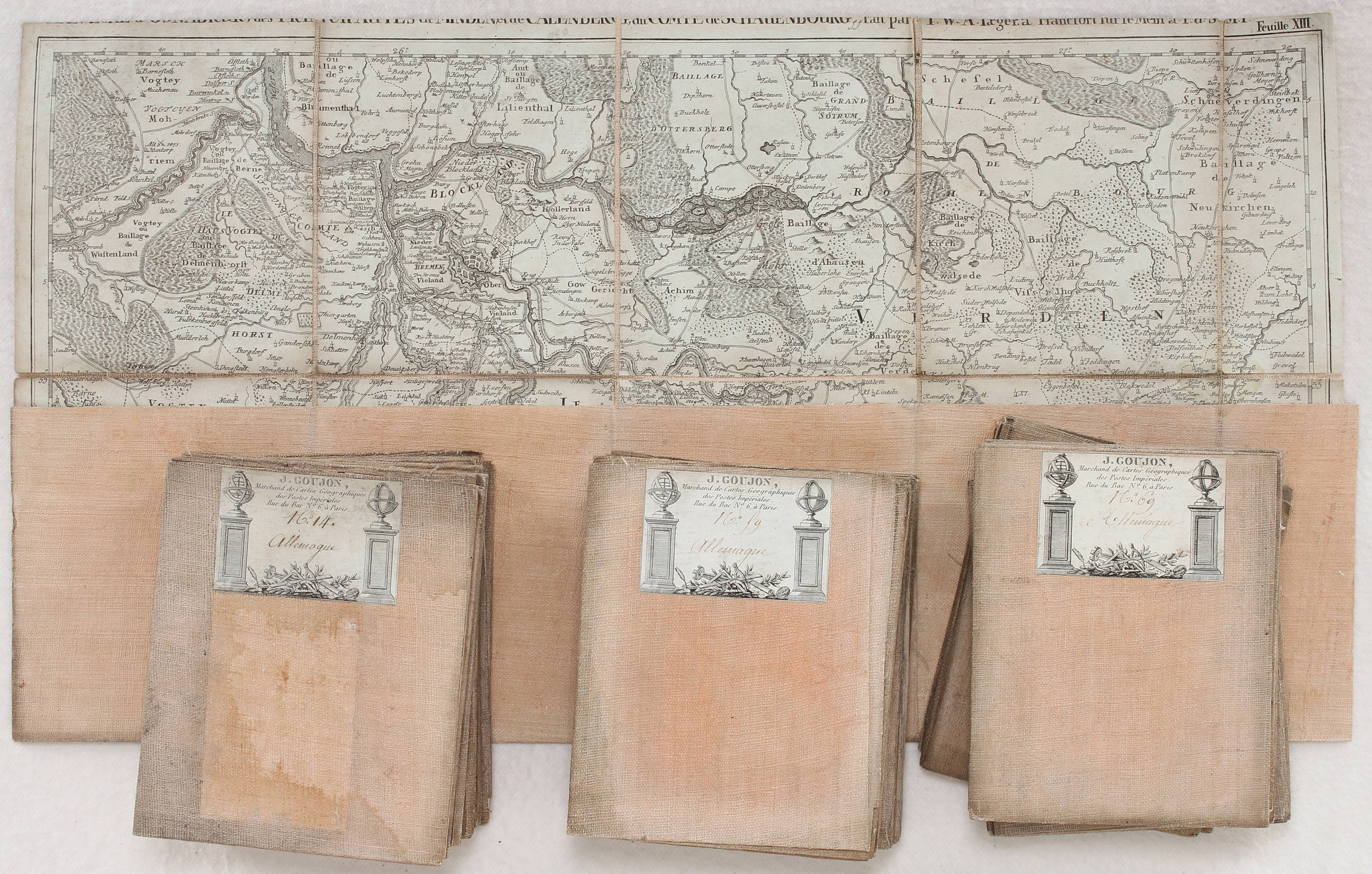 Mitteleuropa. 17 Bll. Jäger. Lwd. / 18 Bll.