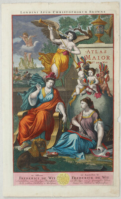 Atlantentitel. 2 Bll. Wit-Browne / 7 Bll.