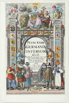 Atlantentitel. P. Kaerius / 12 Bll.