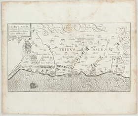 Israel. 9 Bll. Gebietskarten (Adrichom)