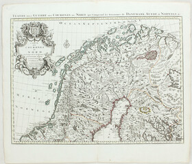 Skandinavien. 2 Bll. Delisle-Mortier / 8 Bll.