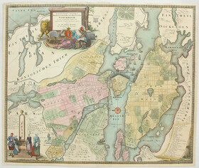 Stockholm. Plan. Homann / 2 Bll.