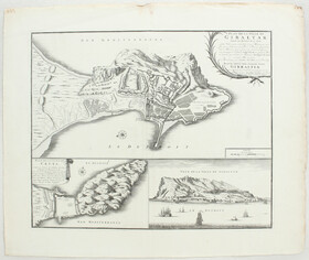 Gibraltar. Visscher-Schenk / 5 Bll.