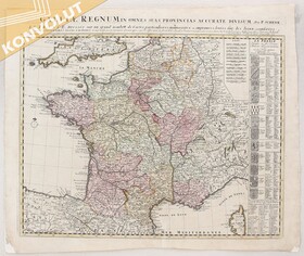 Frankreich. 21 Bll. de Wit, Visscher u.a.