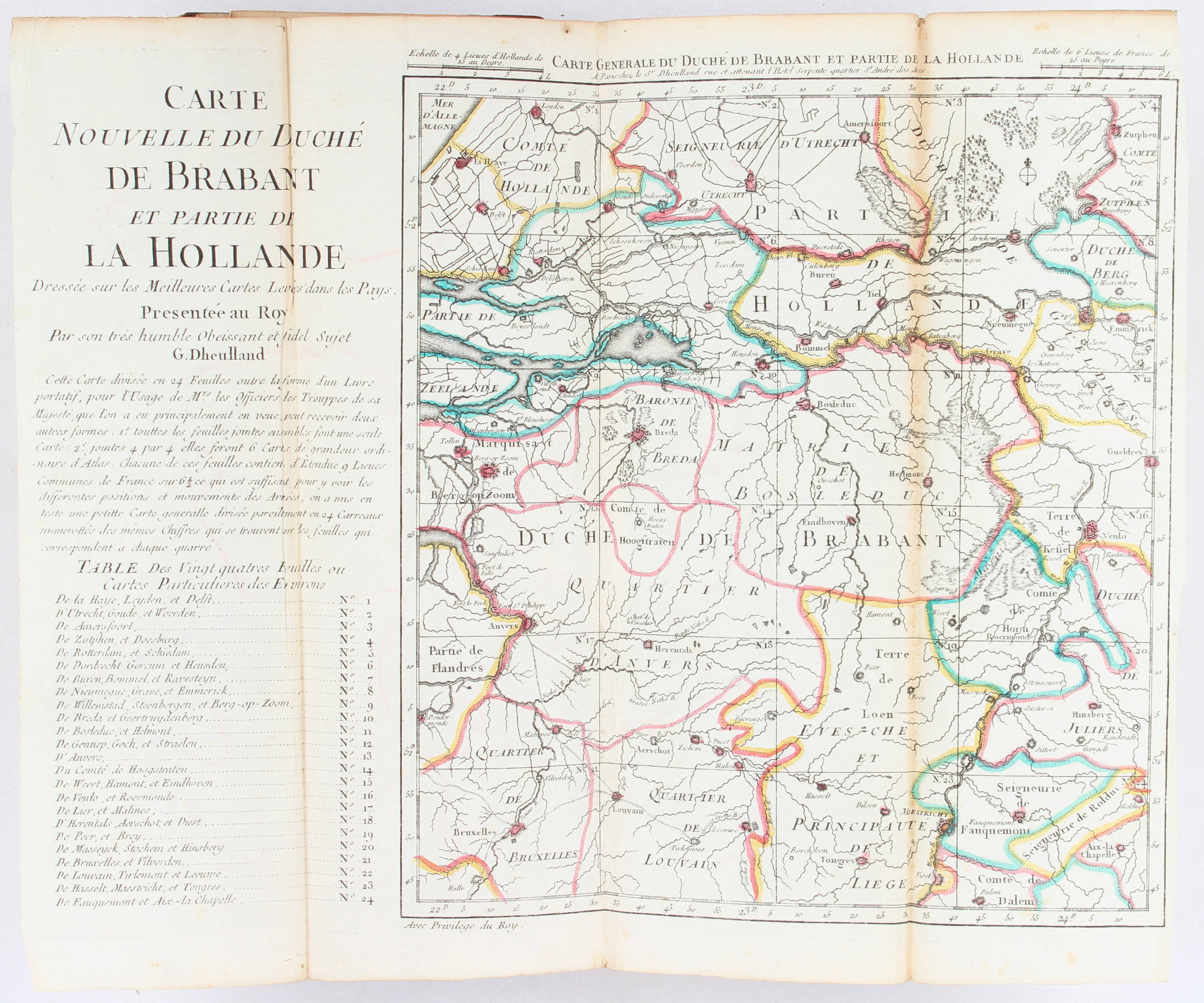 Dheulland, Brabant et Hollande