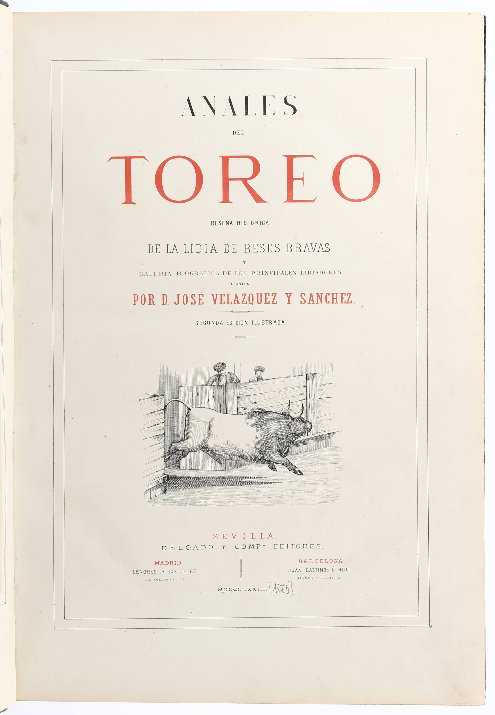 Velazquez y Sanchez, Anales del Toreo