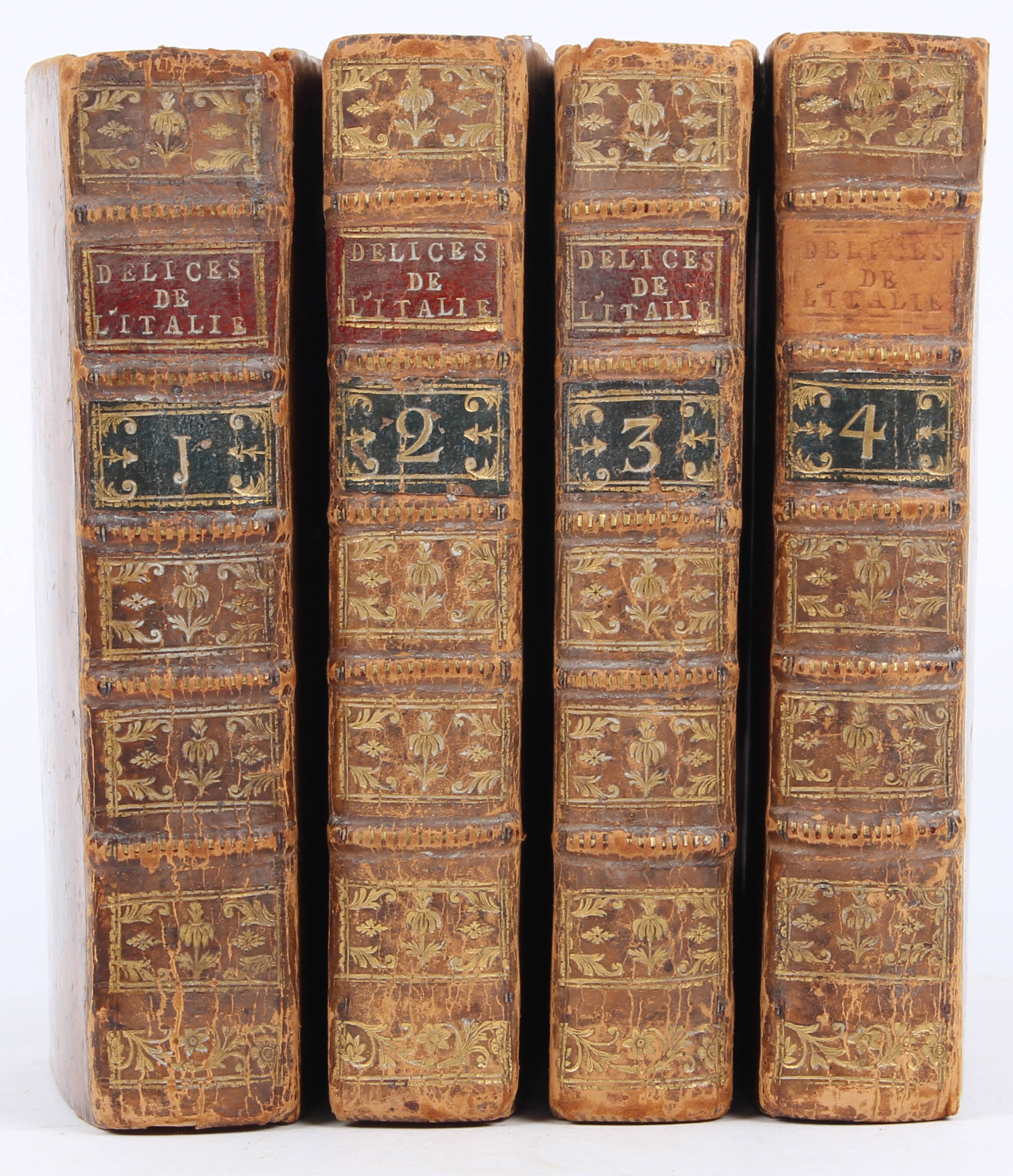 (Rogissart), Delices de l'Italie. 4 Bde.