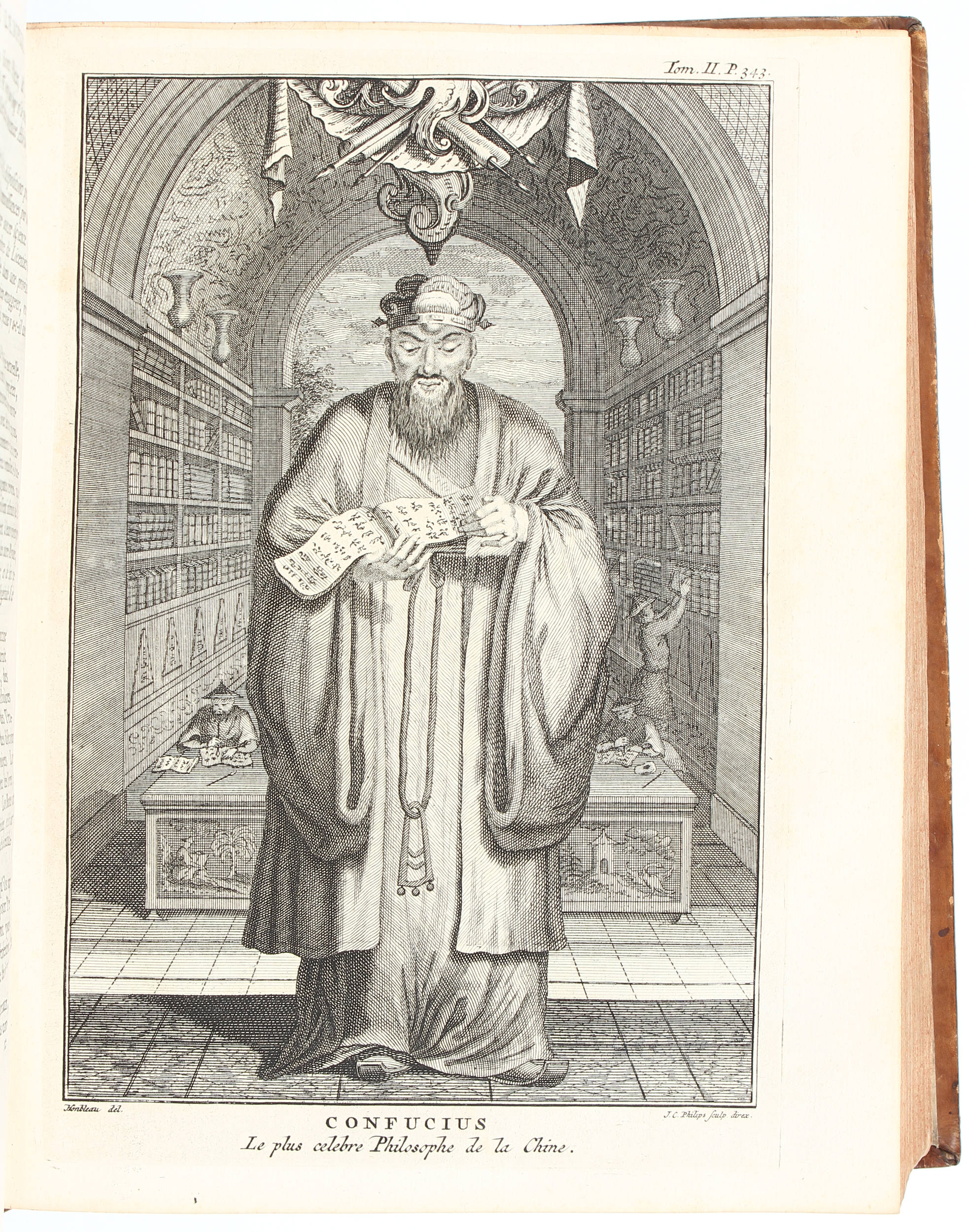Du Halde, De la Chine. 4to. 4 Bde.