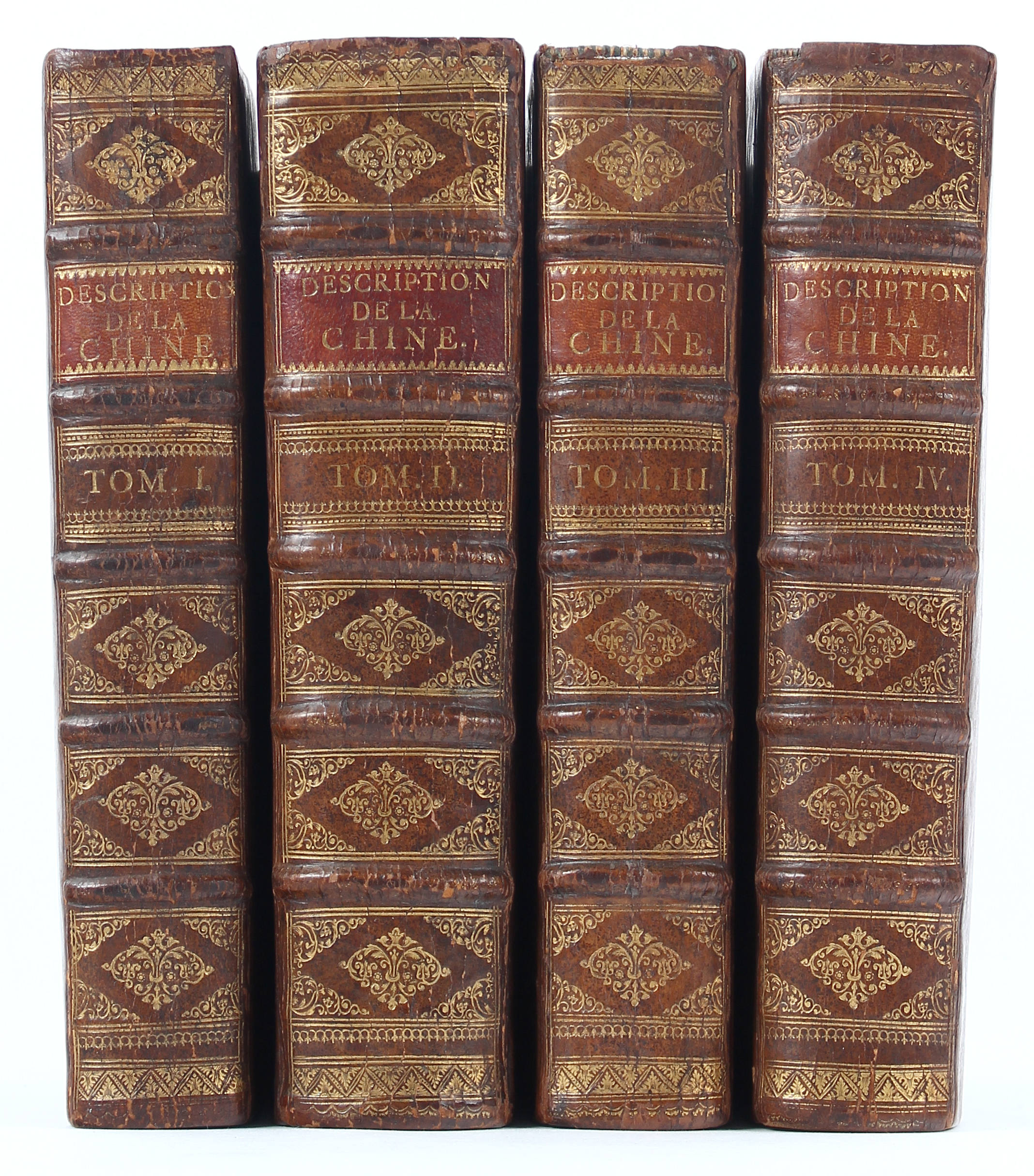 Du Halde, De la Chine. 4to. 4 Bde.
