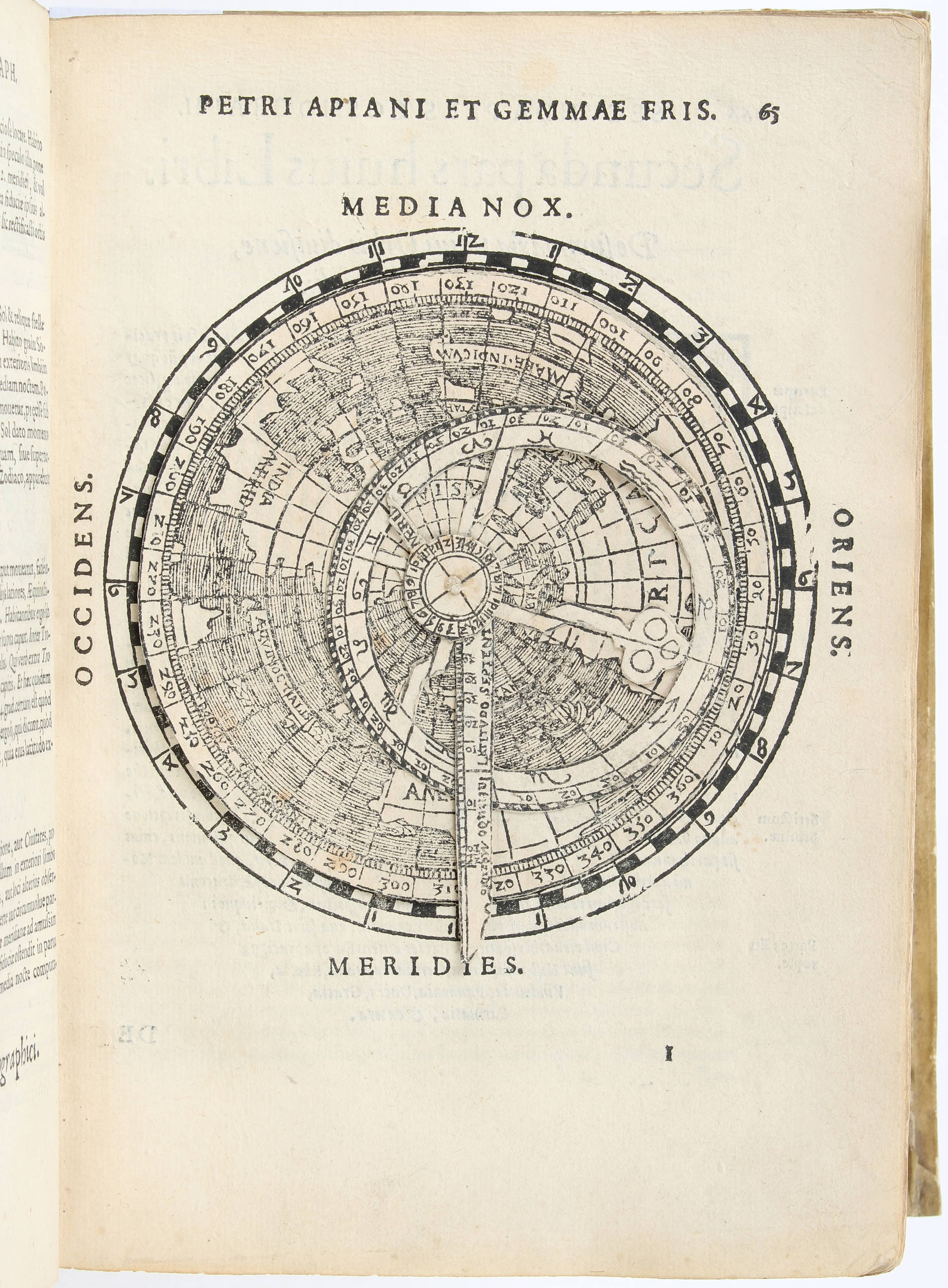 Apian, Cosmographia. 1584