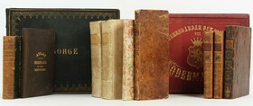 Konvolut Geographie 1676-1869. 11 Bde.