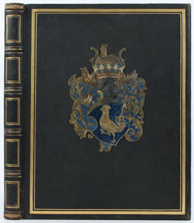 Österreichischer Lederband (über Schluß-Apotheose, Wien um 1873)